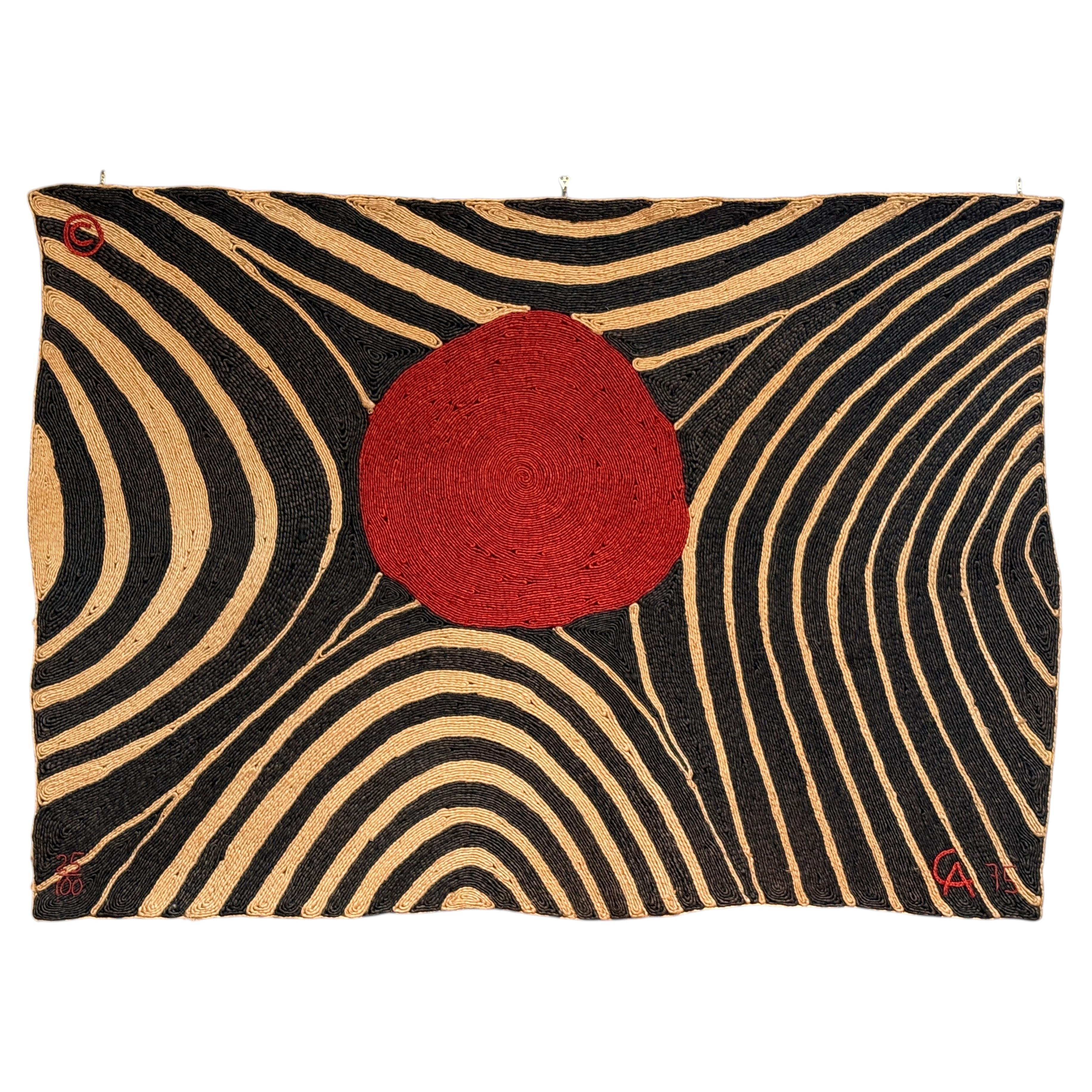 Wandteppich "Zebra" (nach Alexander Calder) im Angebot