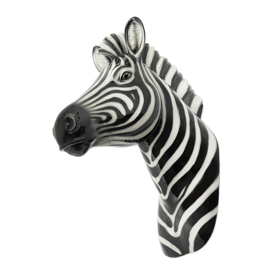 zebra head ornament
