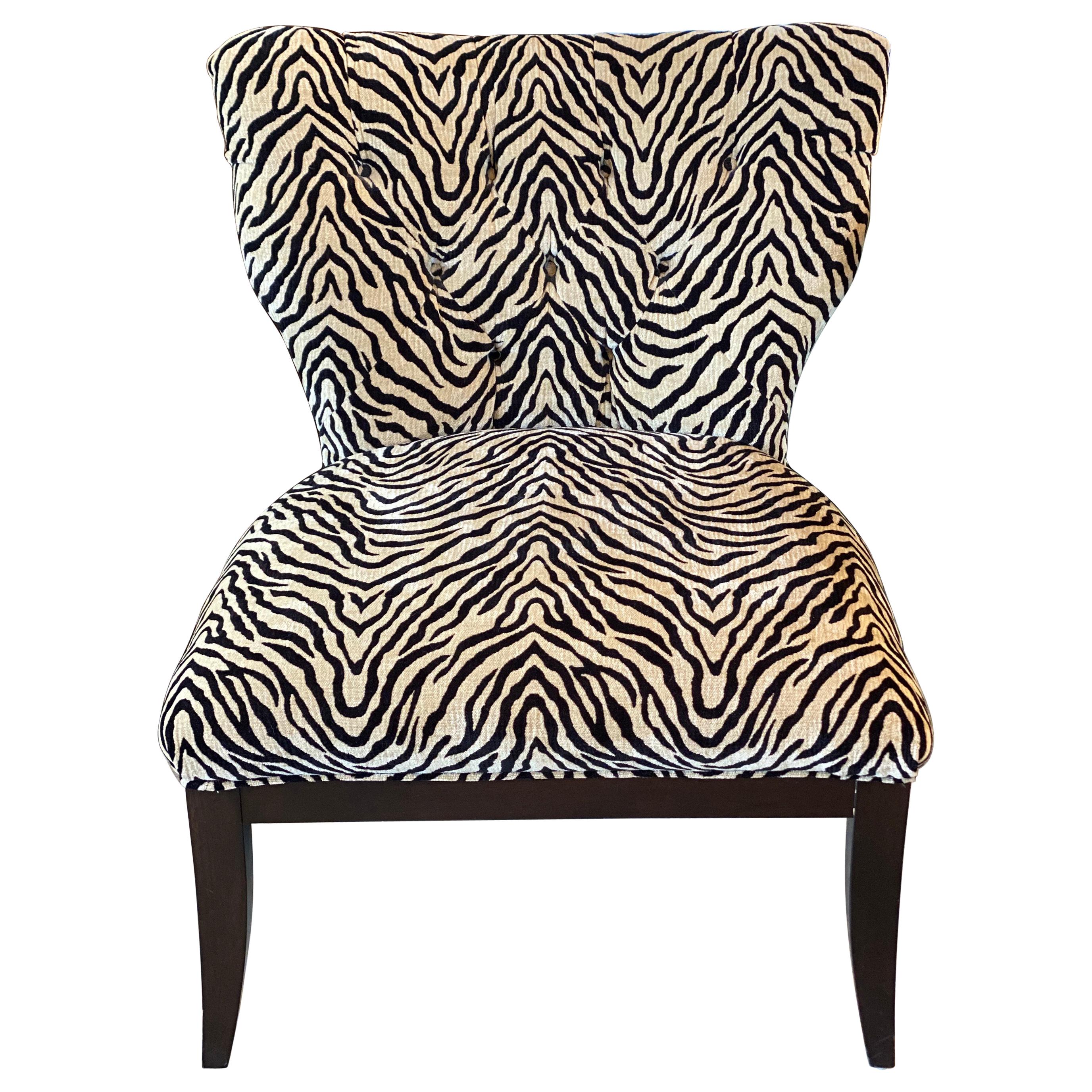 Zebra Wing Chair