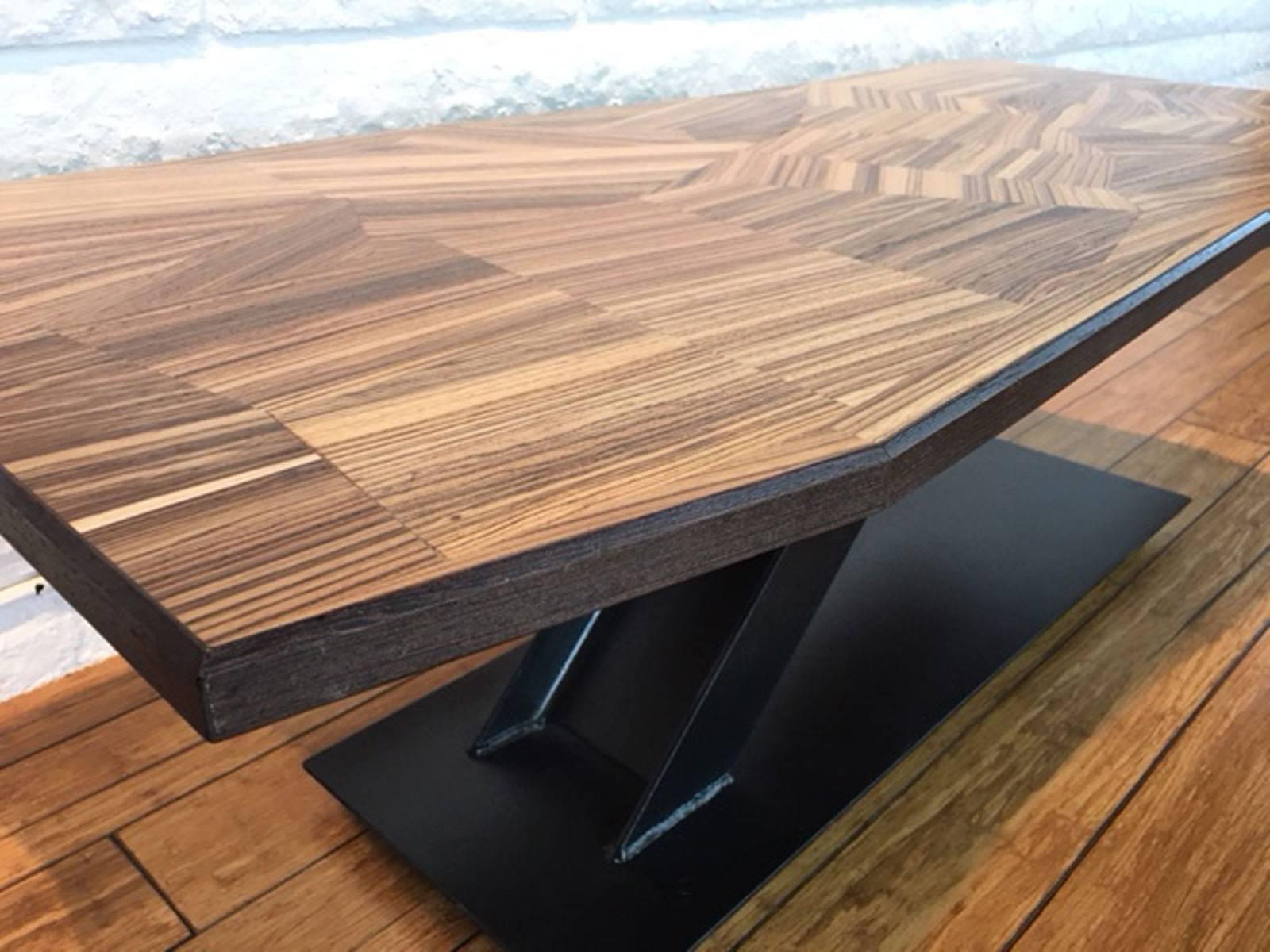 zebrawood coffee table