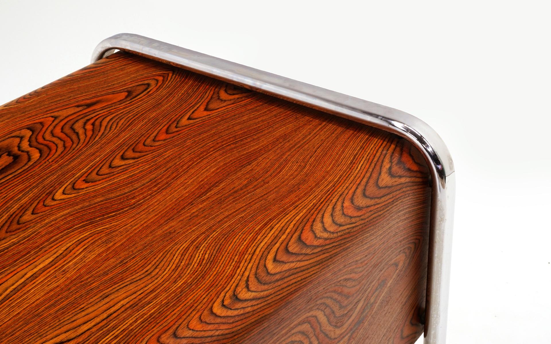 Zebra Wood Desk by Peter Protzman for Herman Miller, Excellent Example 3
