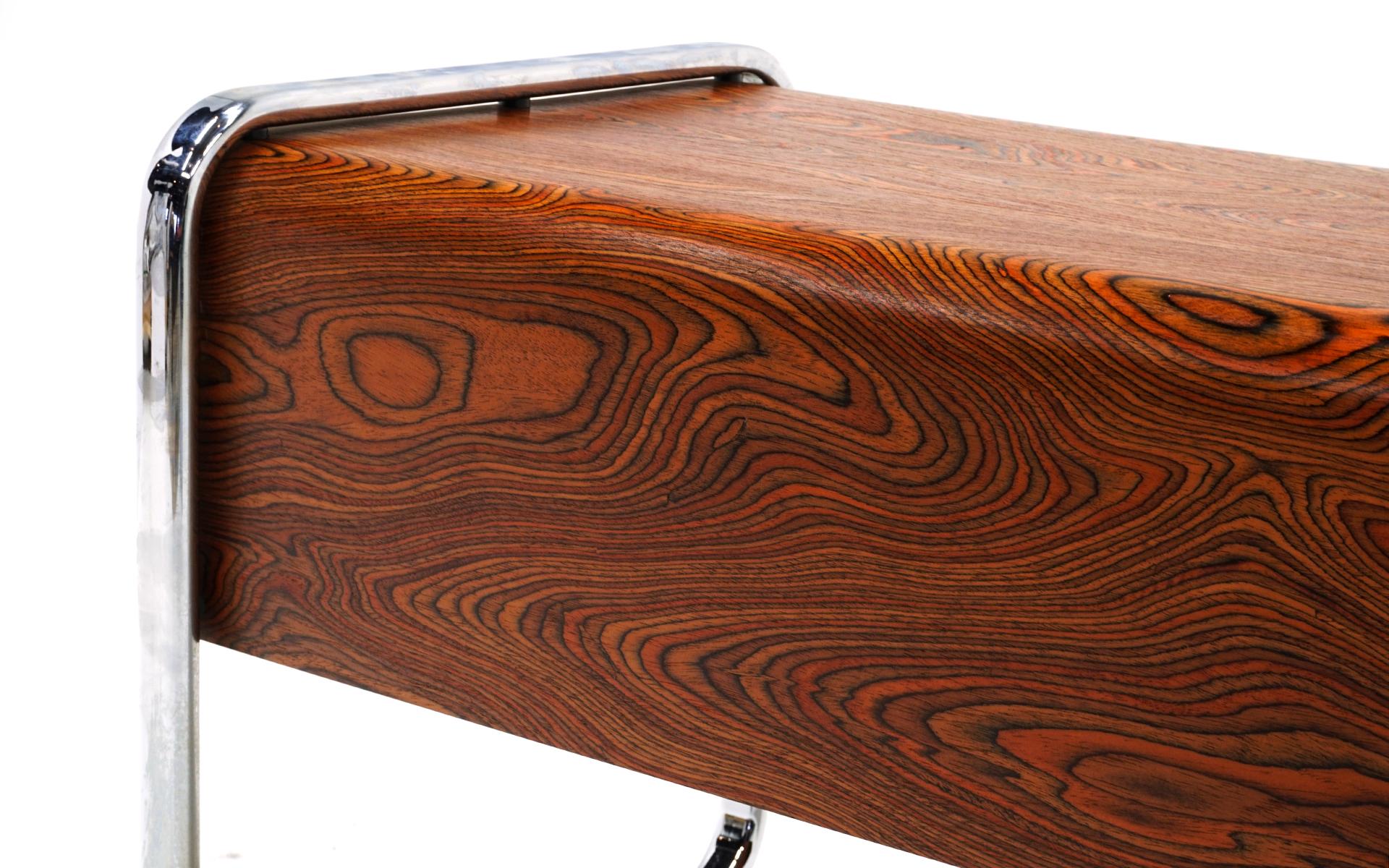 Zebra Wood Desk by Peter Protzman for Herman Miller, Excellent Example 4