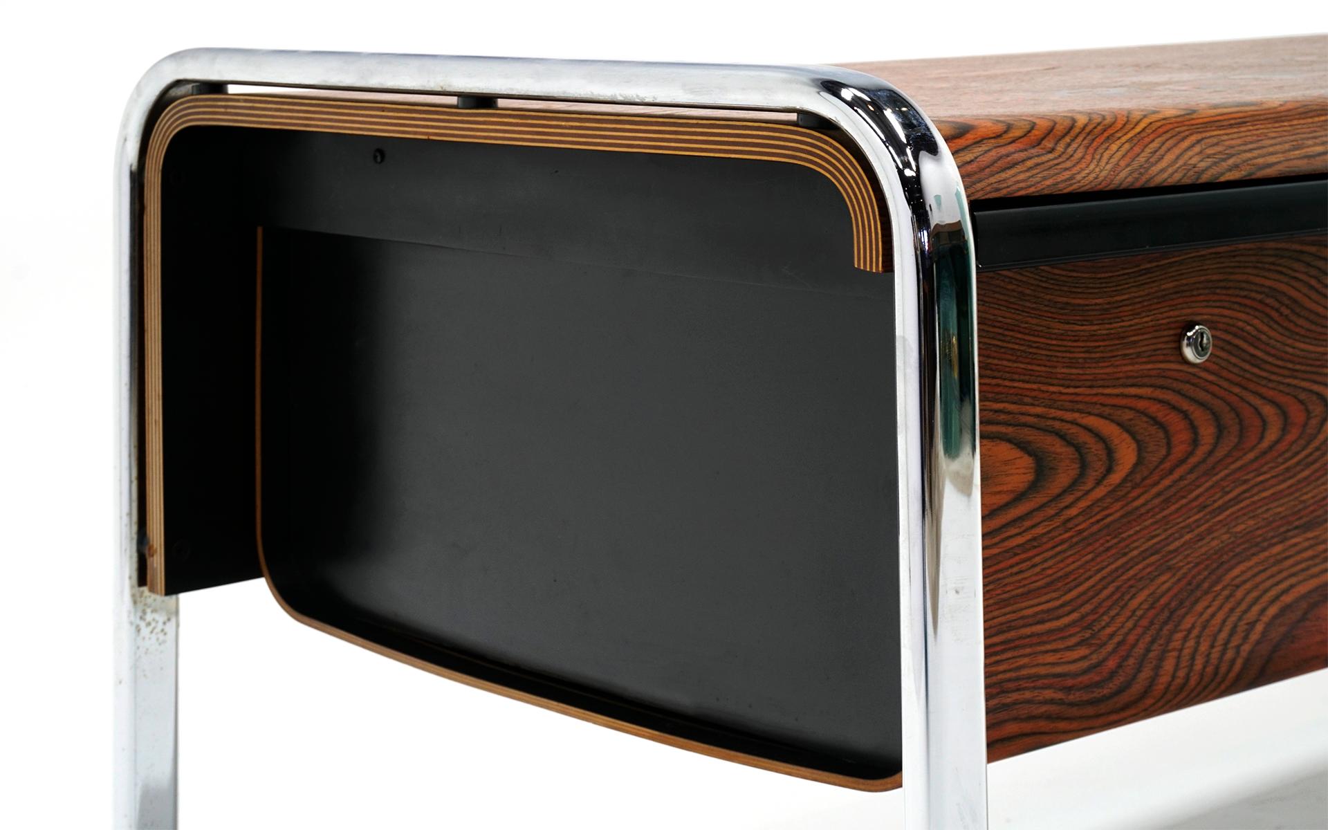 Zebra Wood Desk by Peter Protzman for Herman Miller, Excellent Example 5