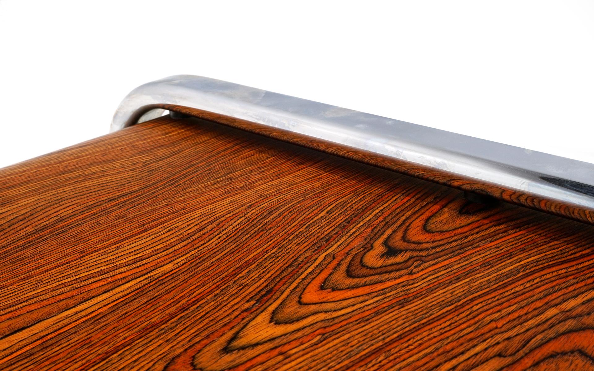 Zebra Wood Desk by Peter Protzman for Herman Miller, Excellent Example 6