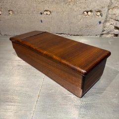 Zebrano Wood Grain Vintage Mittelkonsole Storage Box
