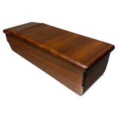 Zebrano Wood Grain Vintage Mittelkonsole Storage Box