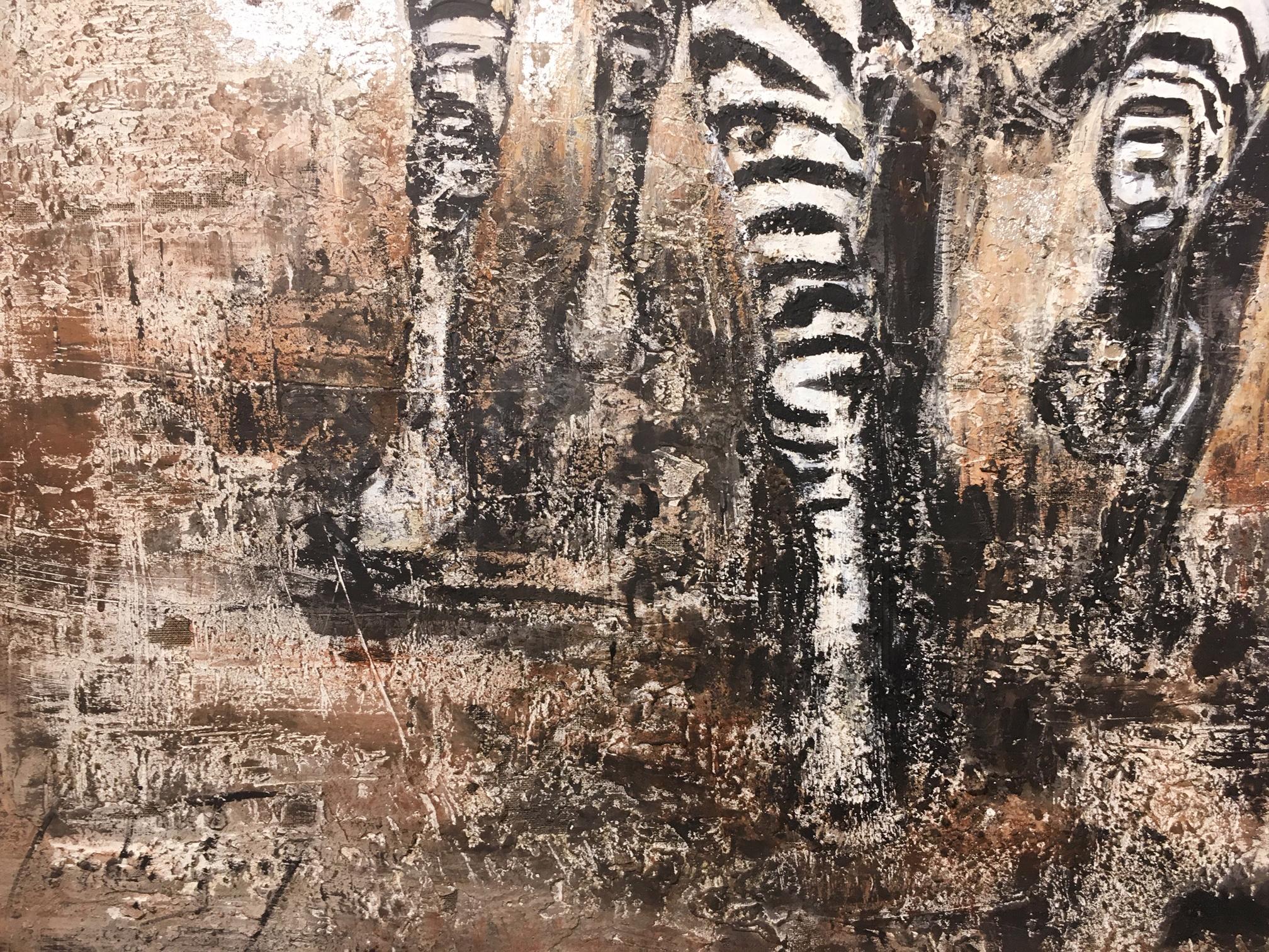 Zebras Malerei im Angebot 1