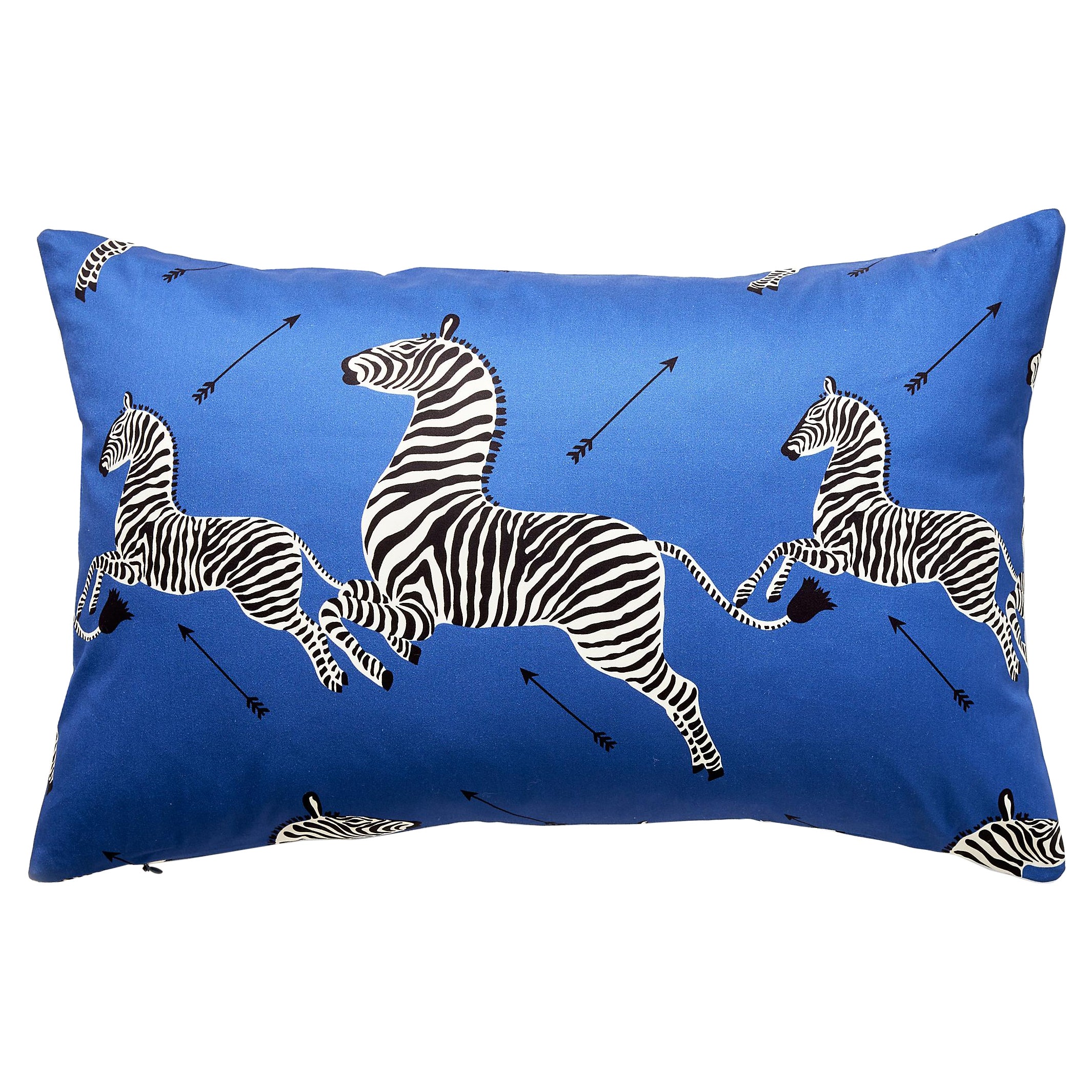 Petit coussin lombaire zébré