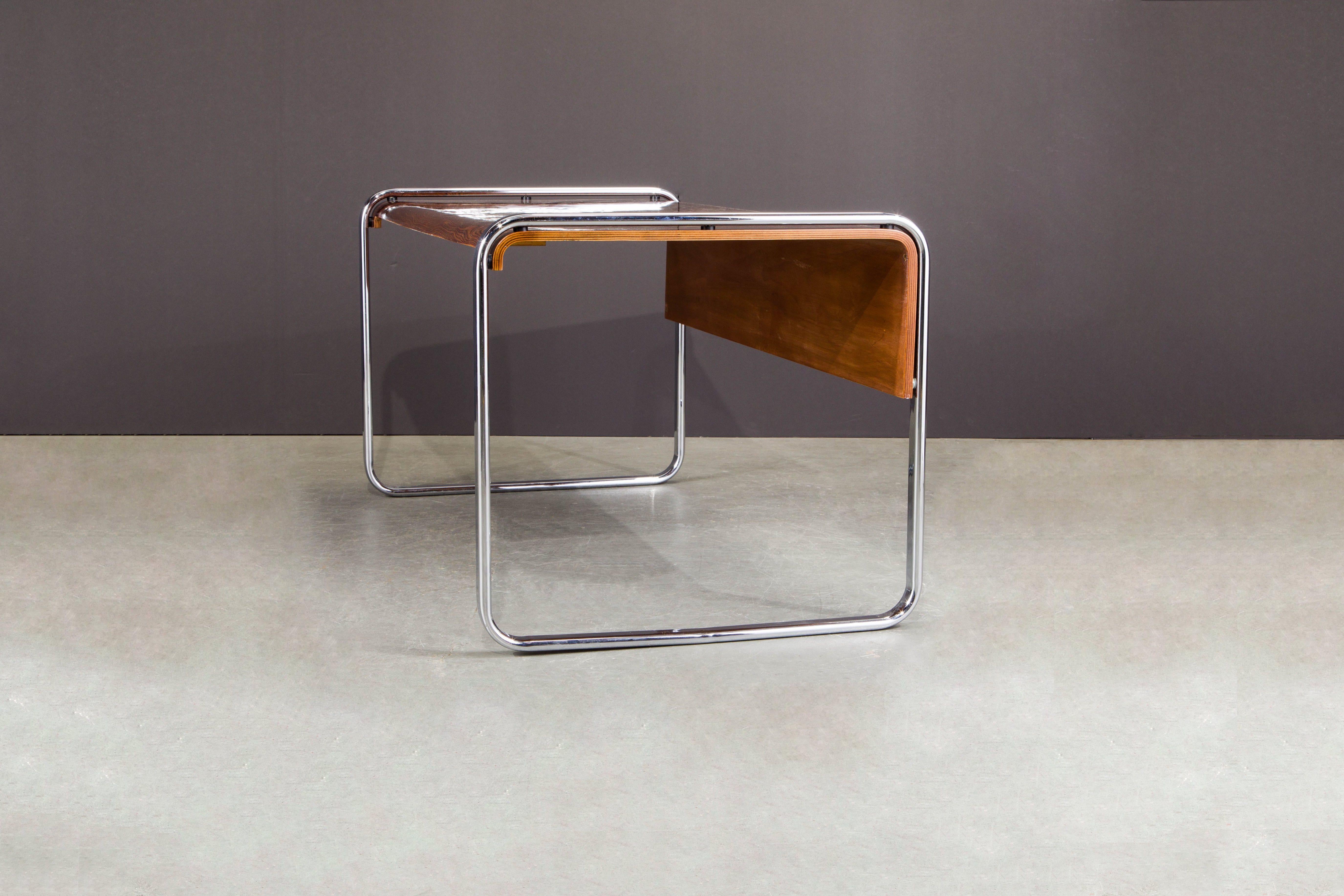 Zebrawood and Chrome Desk by Peter Protzmann for Herman Miller, circa 1970s  5