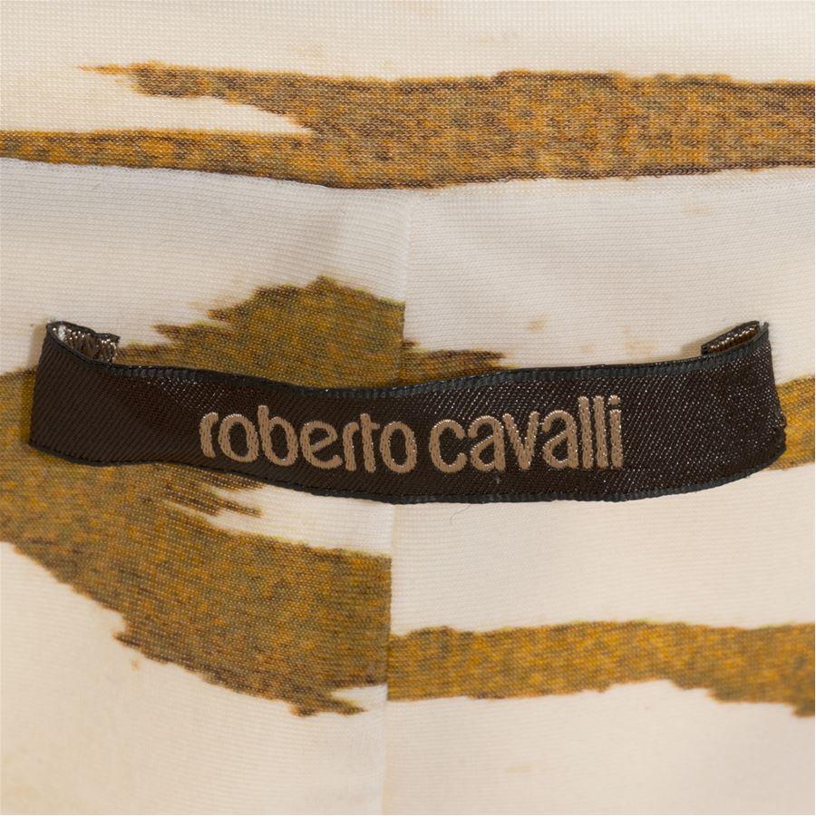 Roberto Cavalli Zebrine dress size 46 In Excellent Condition For Sale In Gazzaniga (BG), IT