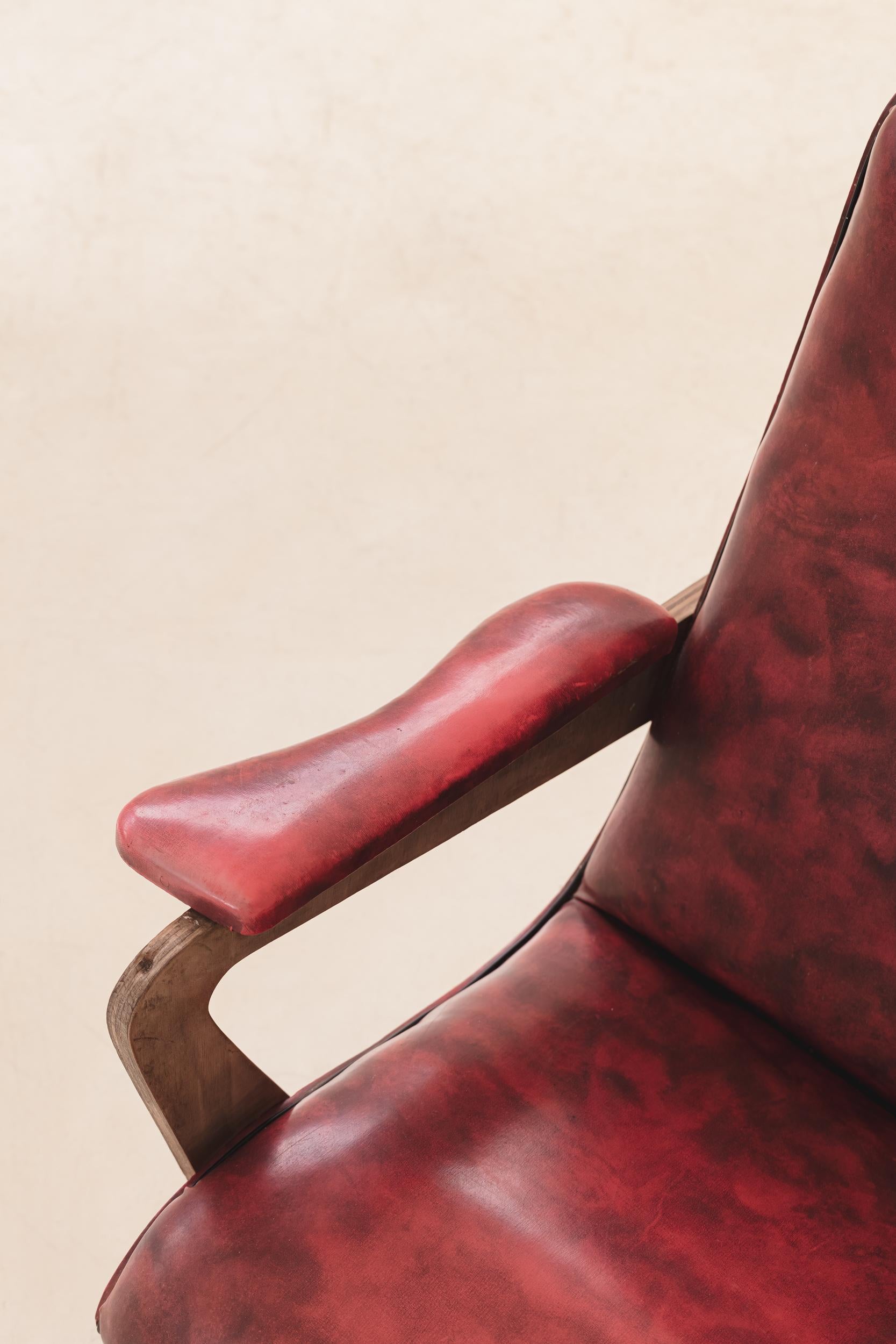Fauteuil Zeca de José Zanine Caldas, Fábrica De Móveis Z, années 1950 en vente 1