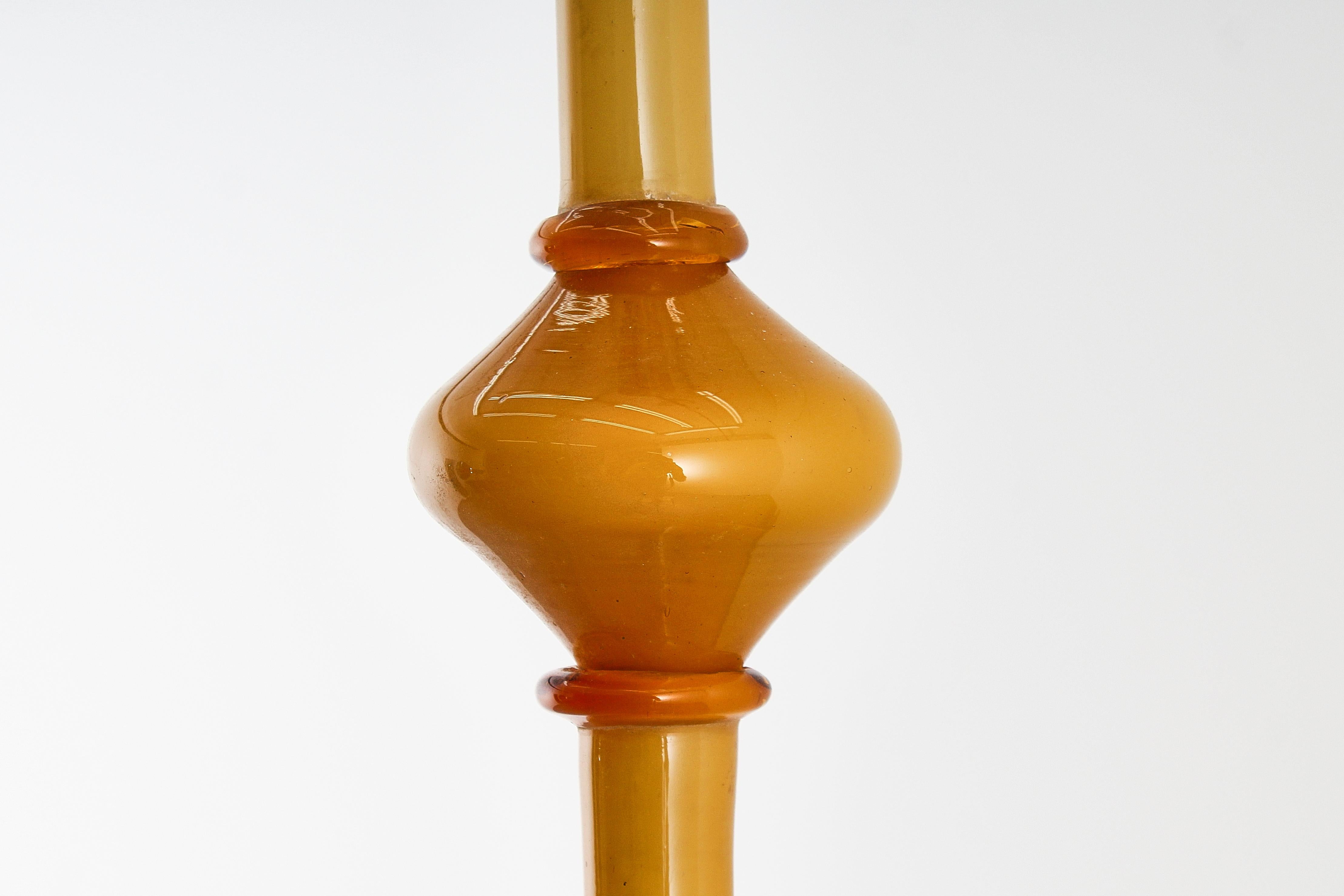 Ottone Zecchin Martinuzzi Murano Blown and Cased Glass Chandelier 30s Italy in vendita
