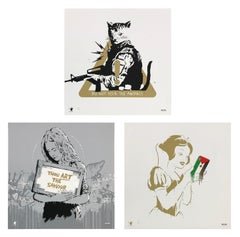 Set de serigrafías doradas de Belén (3 serigrafías firmadas a mano)
