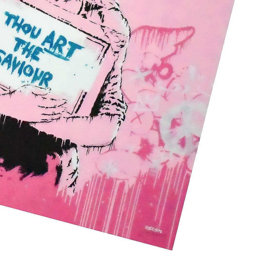 Hand embellished by Zedsy with acrylic paints.
Artist proof edition of only 10.
Signed by Zedsy on bottom right with Zedsy stamp.
Bethlehem stamp on bottom left with artist emboss and edition number with AP.
(Exact edition number has been edited