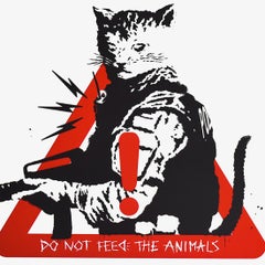 Zedsy Animals Screen Print, Limited Edition of 200, Contemporary Art
