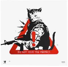 Zedsy Animals Screen Print, Limited Edition of 200, Contemporary Art