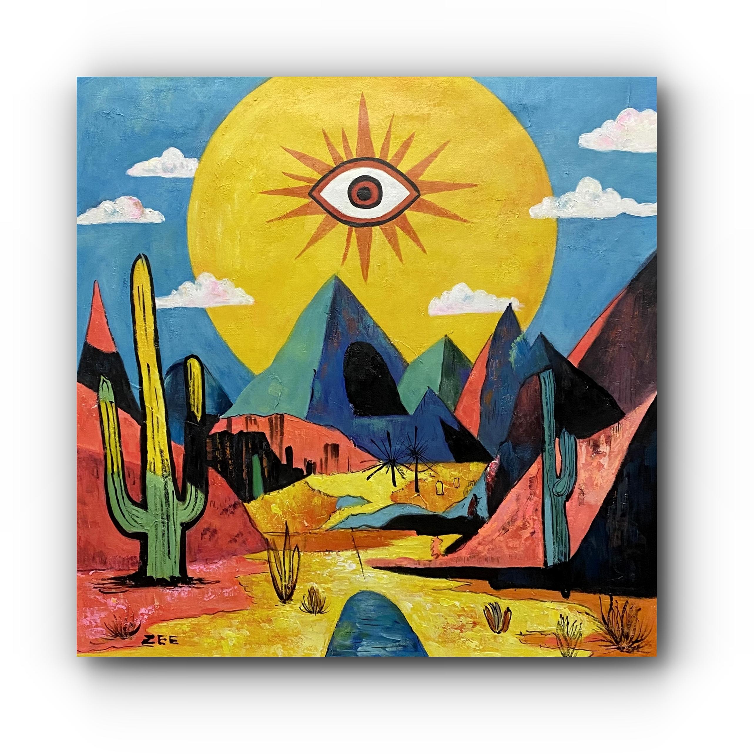 IMMER ÜBER DIR – Painting von ZEE