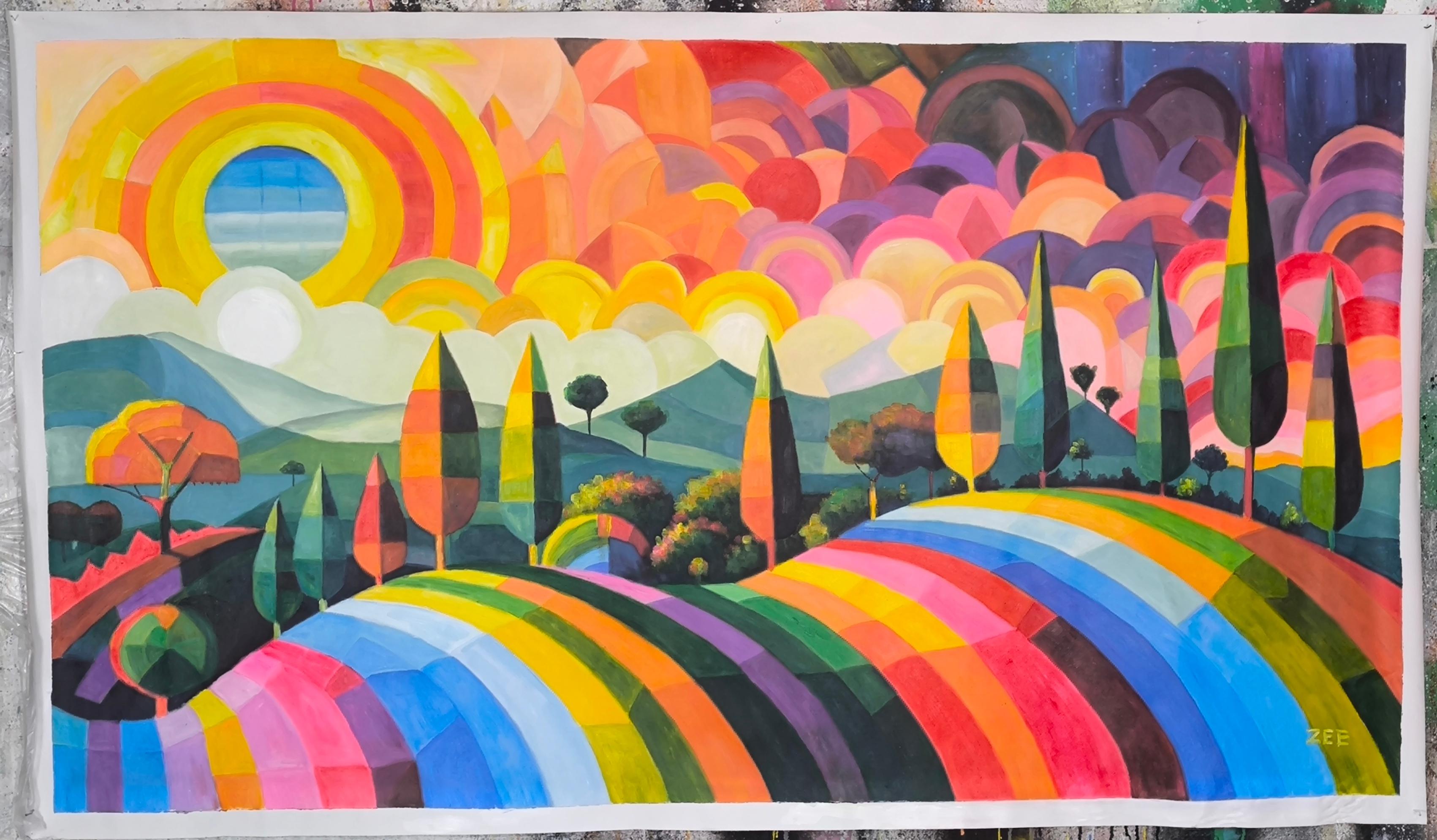 Chromatic Rhapsody - Painting by ZEE