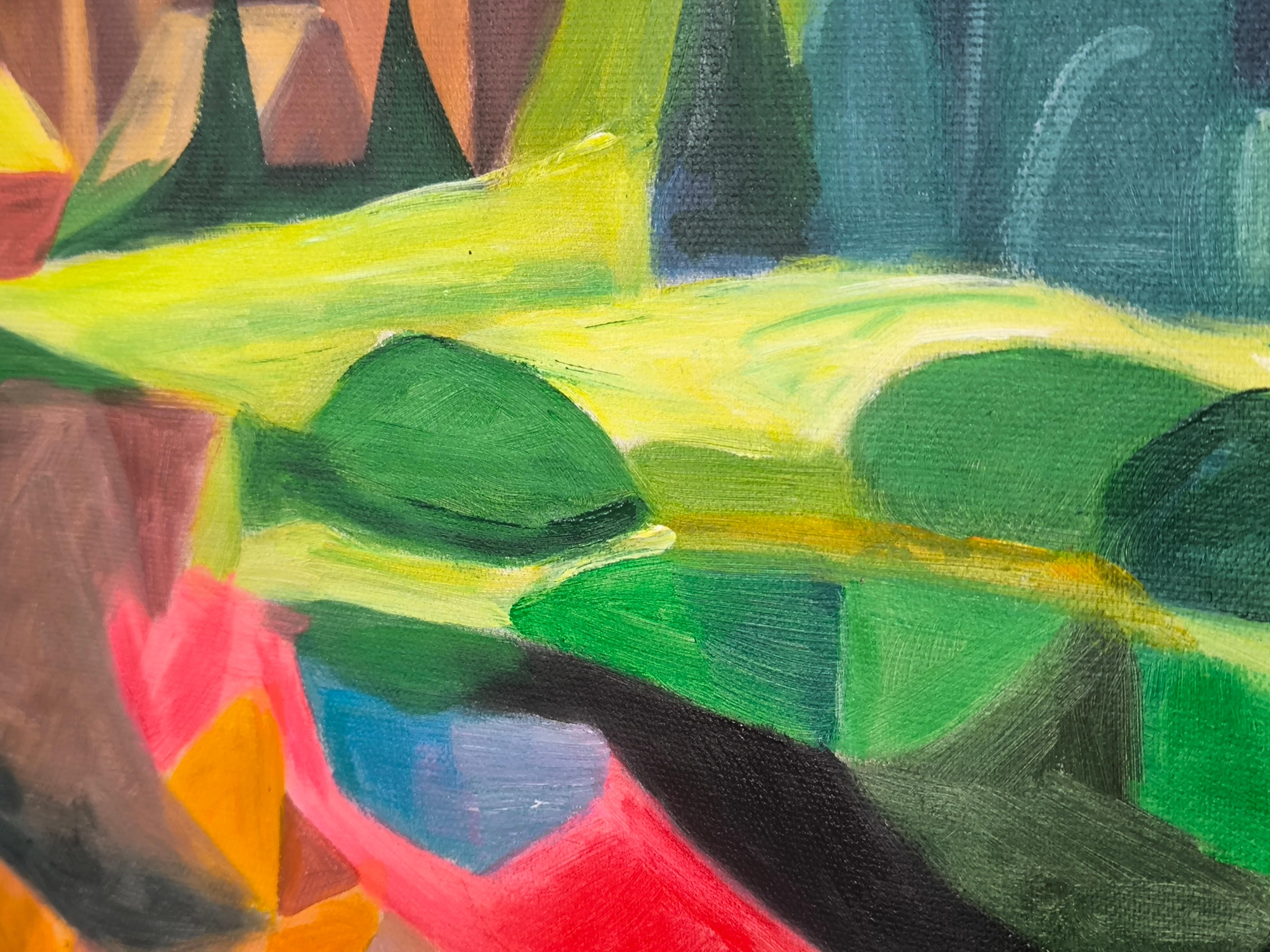 Chromatische Rhapsodie (Postmoderne), Painting, von ZEE