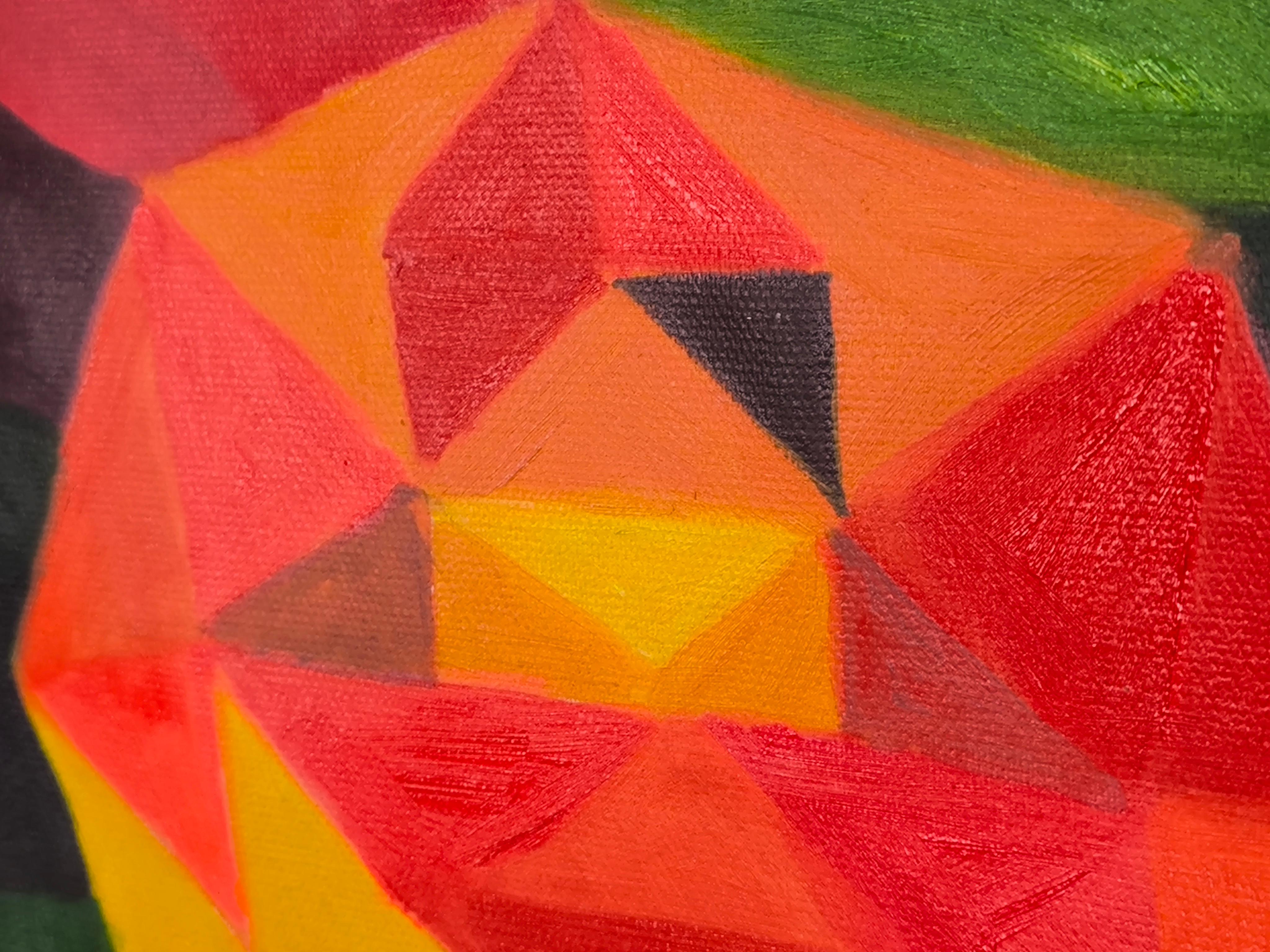 Chromatische Rhapsodie (Beige), Figurative Painting, von ZEE