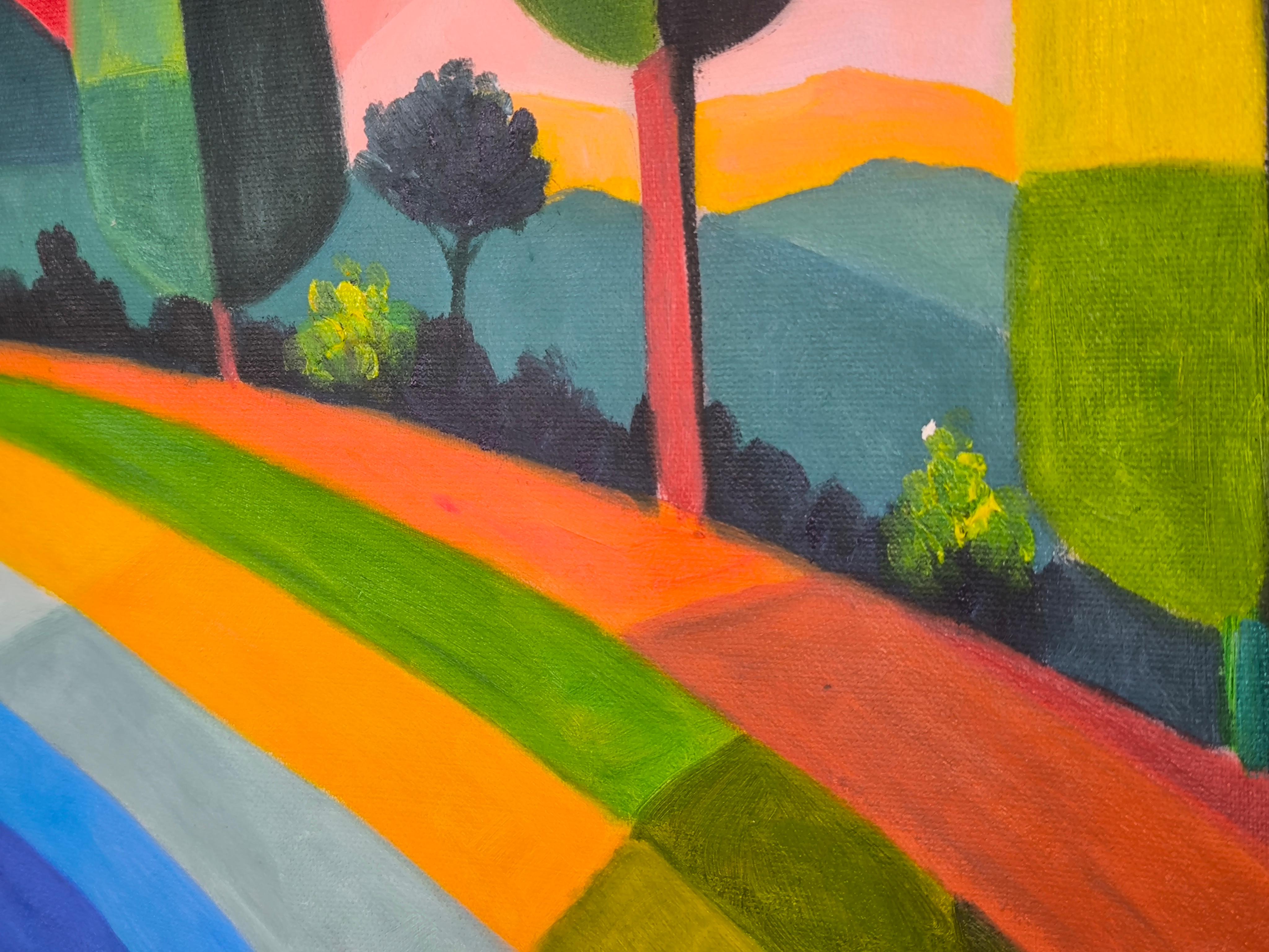 Chromatic Rhapsody - Beige Figurative Painting by ZEE