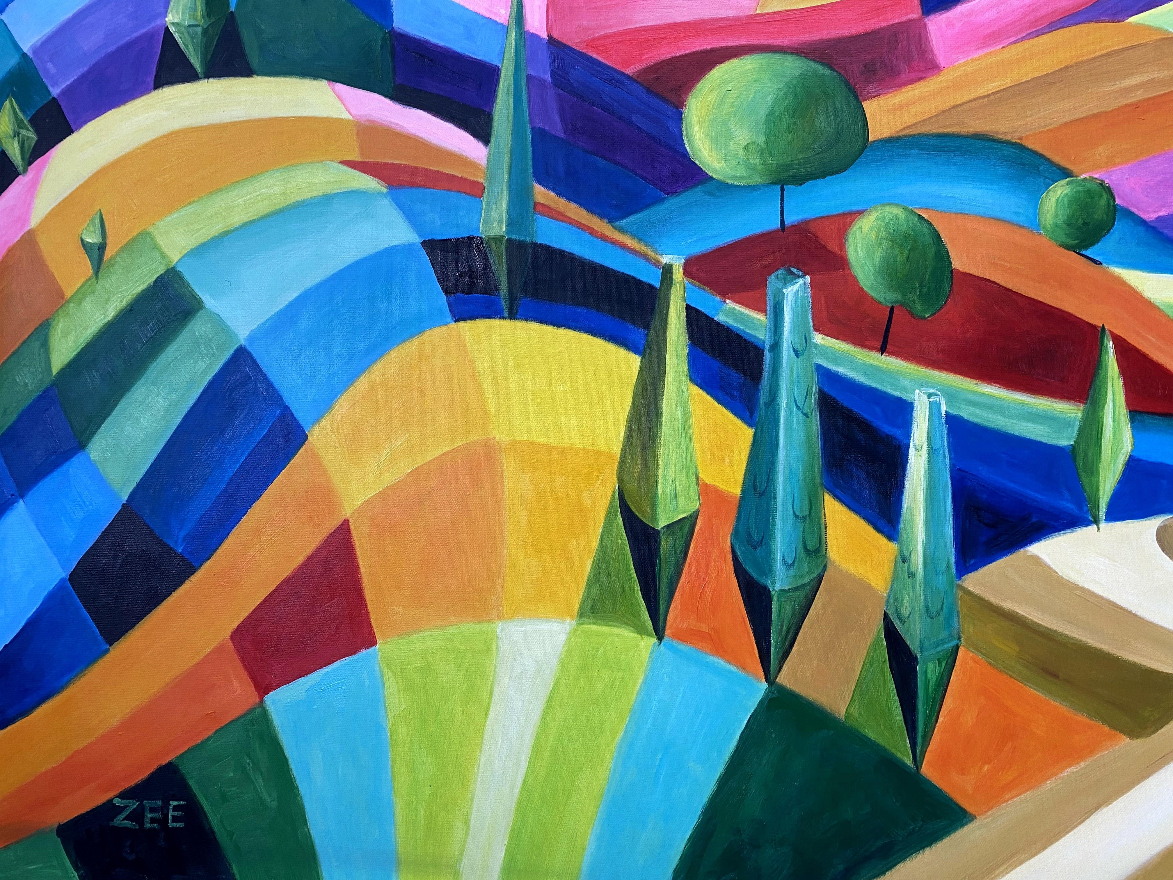 Jeune artiste émergent au style très personnel et reconnaissable.
Il ne fait aucun doute que son parcours sera long et que sa carrière artistique connaîtra une grande progression.

Acrylique sur toile
Livré roulé dans un tube directement depuis le