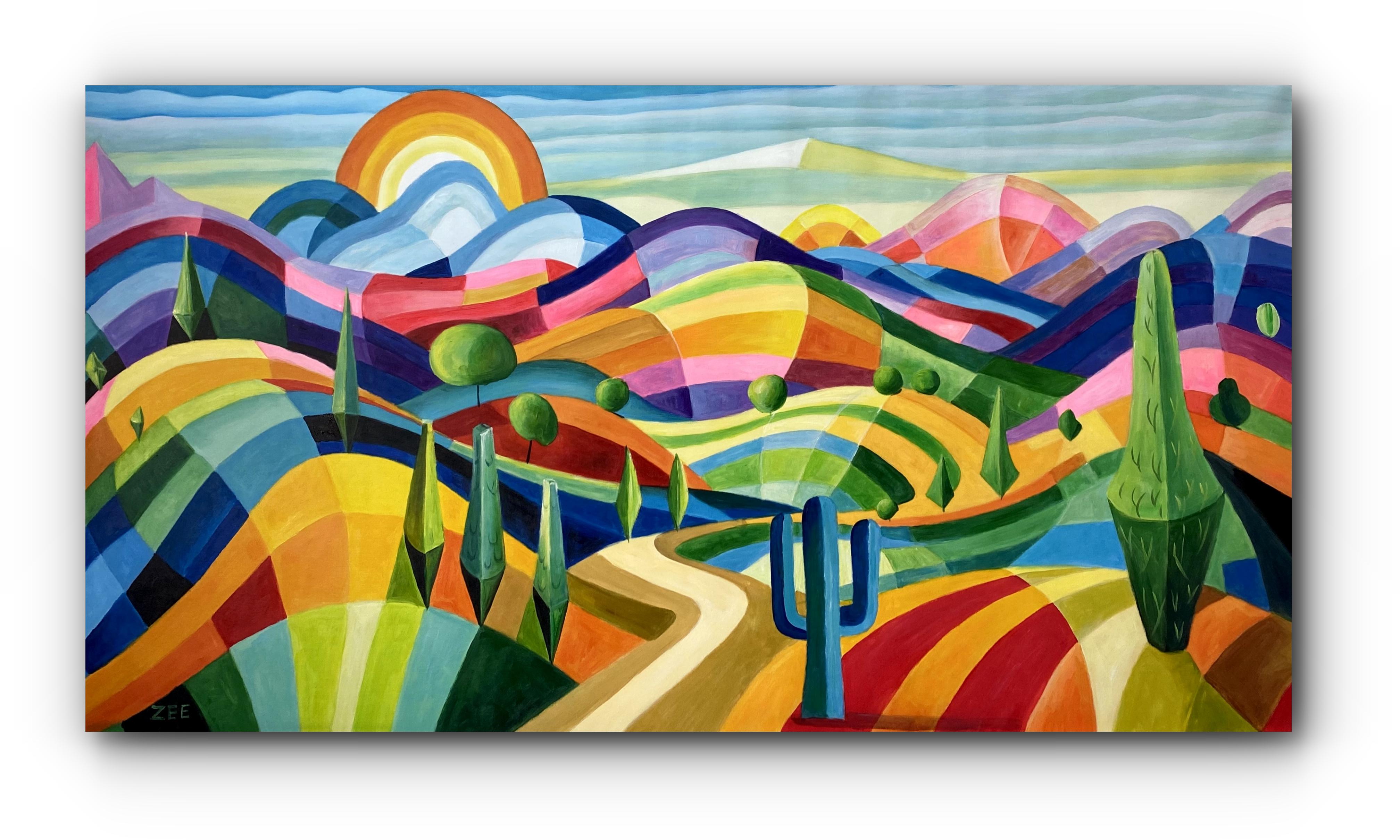 Landscape Painting ZEE - Rhapsodie chromatique