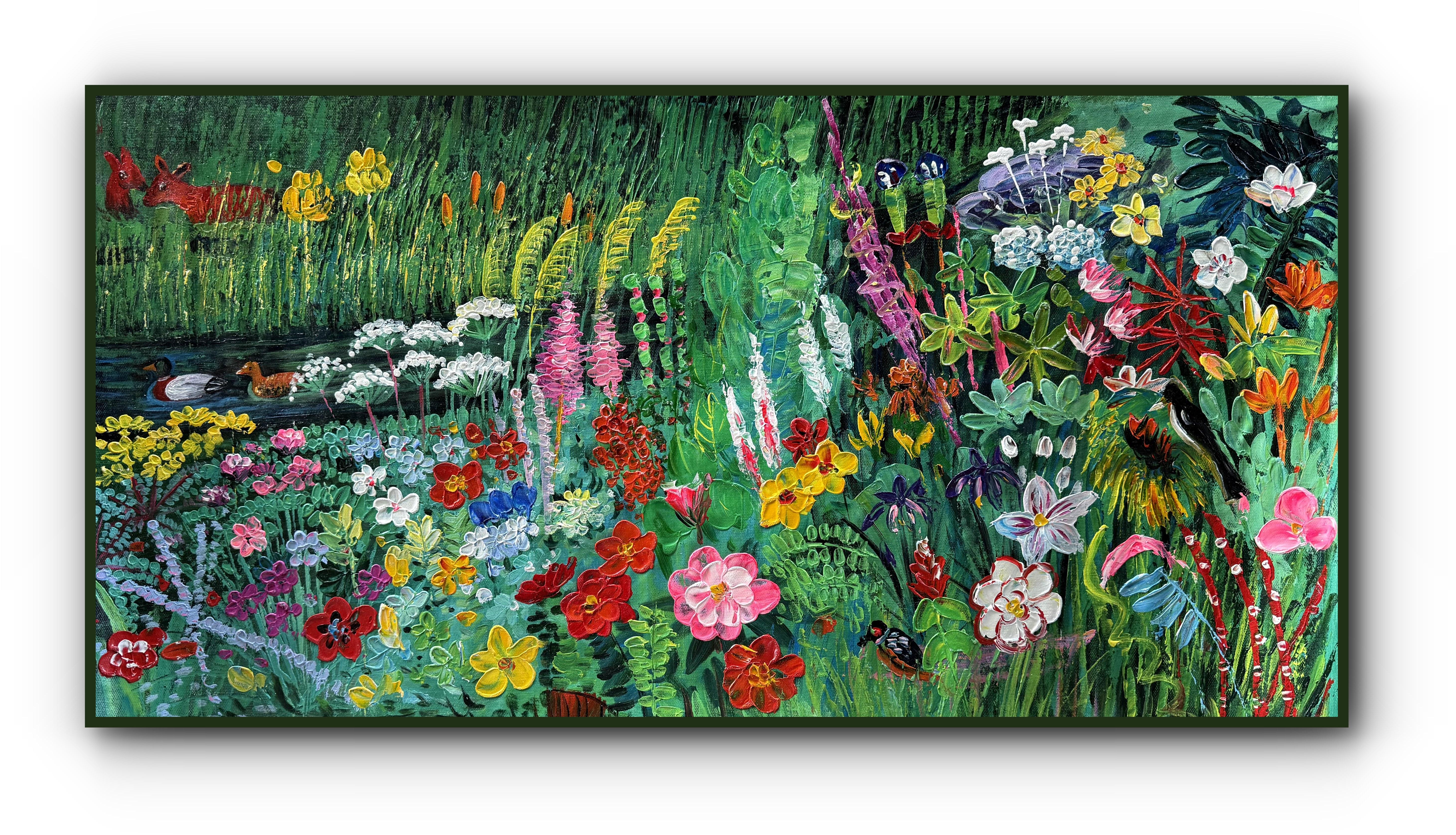 ZEE Abstract Painting - FLORAL