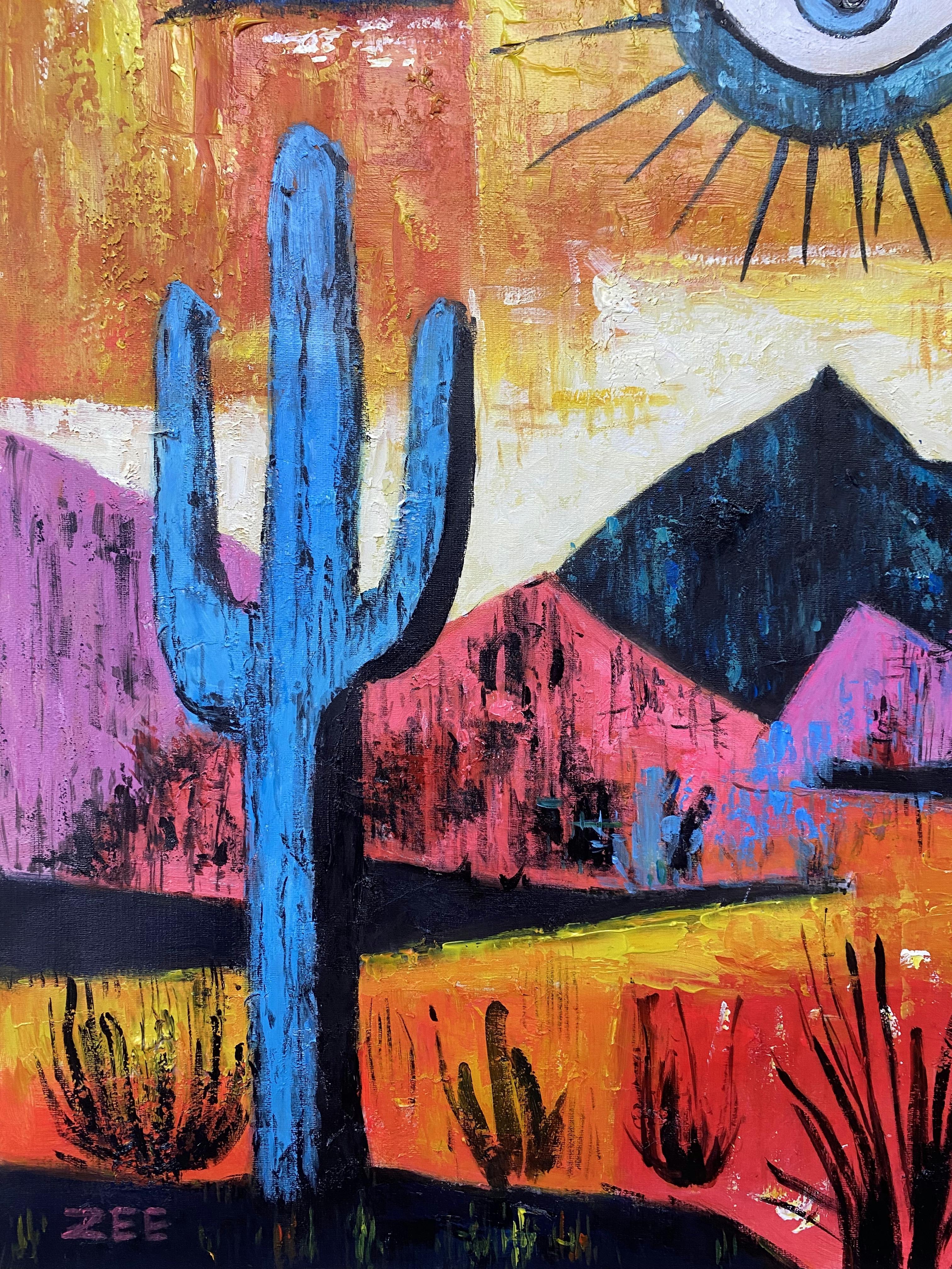 Emerging young artist with a very personal and recognizable style.
Without a doubt he will have a long journey and a great progression in her artistic career.

Acrylic on canvas
Shipped rolled in a tube directly from the artist's studio.

Made and