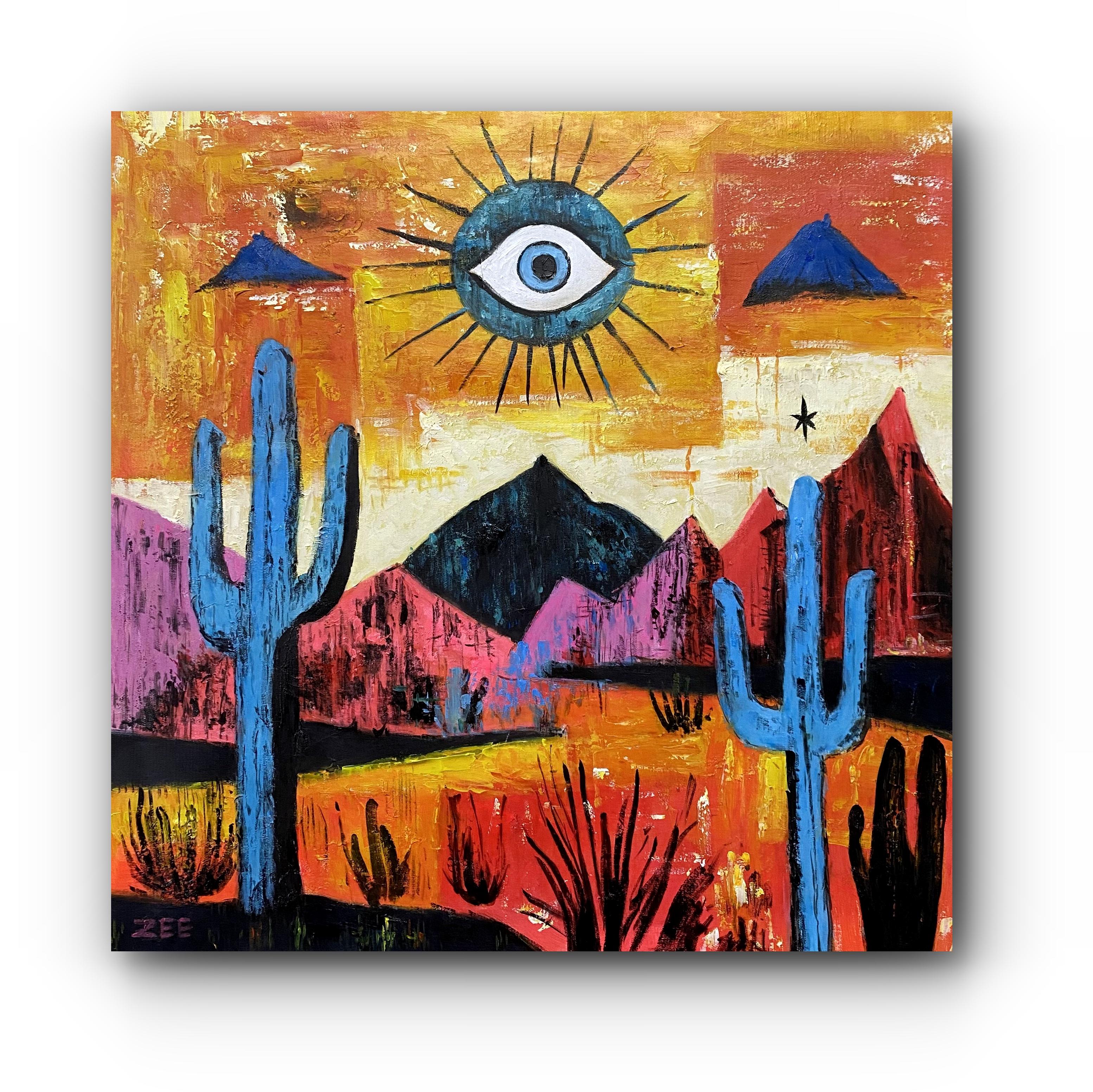 ZEE Figurative Painting - OPEN EYE