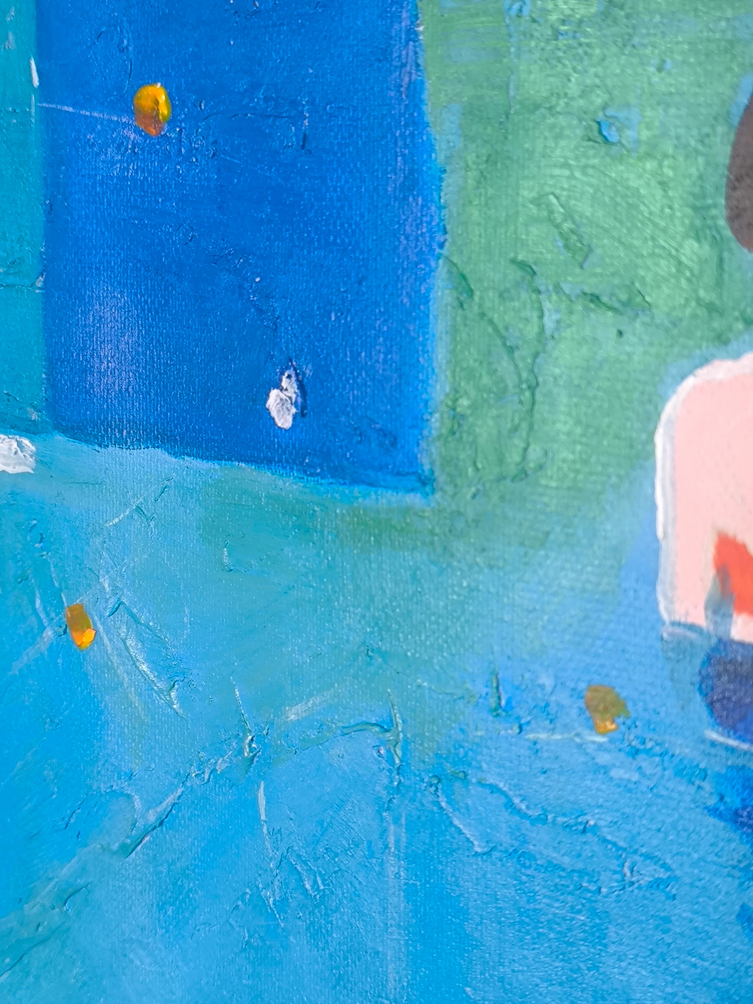 PALM HOUSE - Painting by ZEE