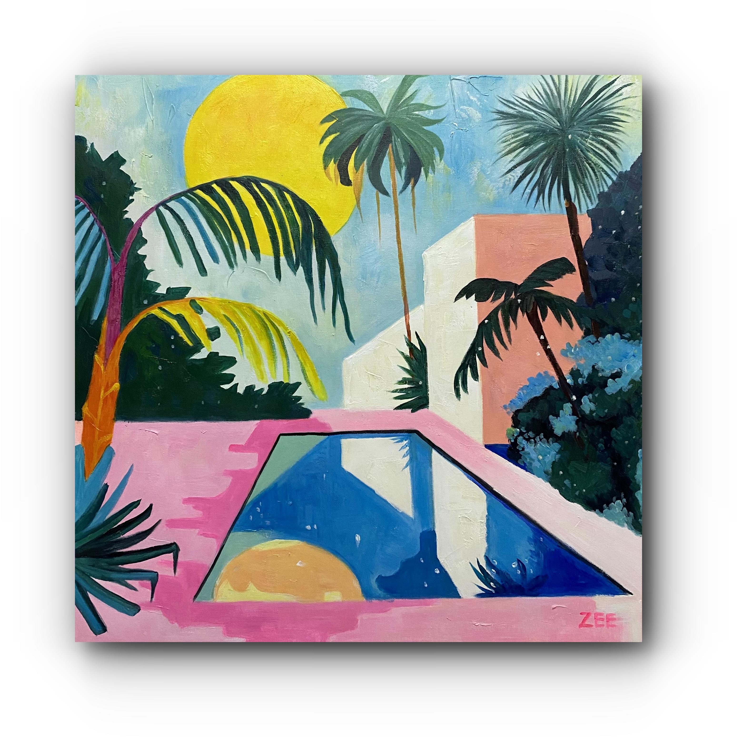 PALMENHAUS – Painting von ZEE