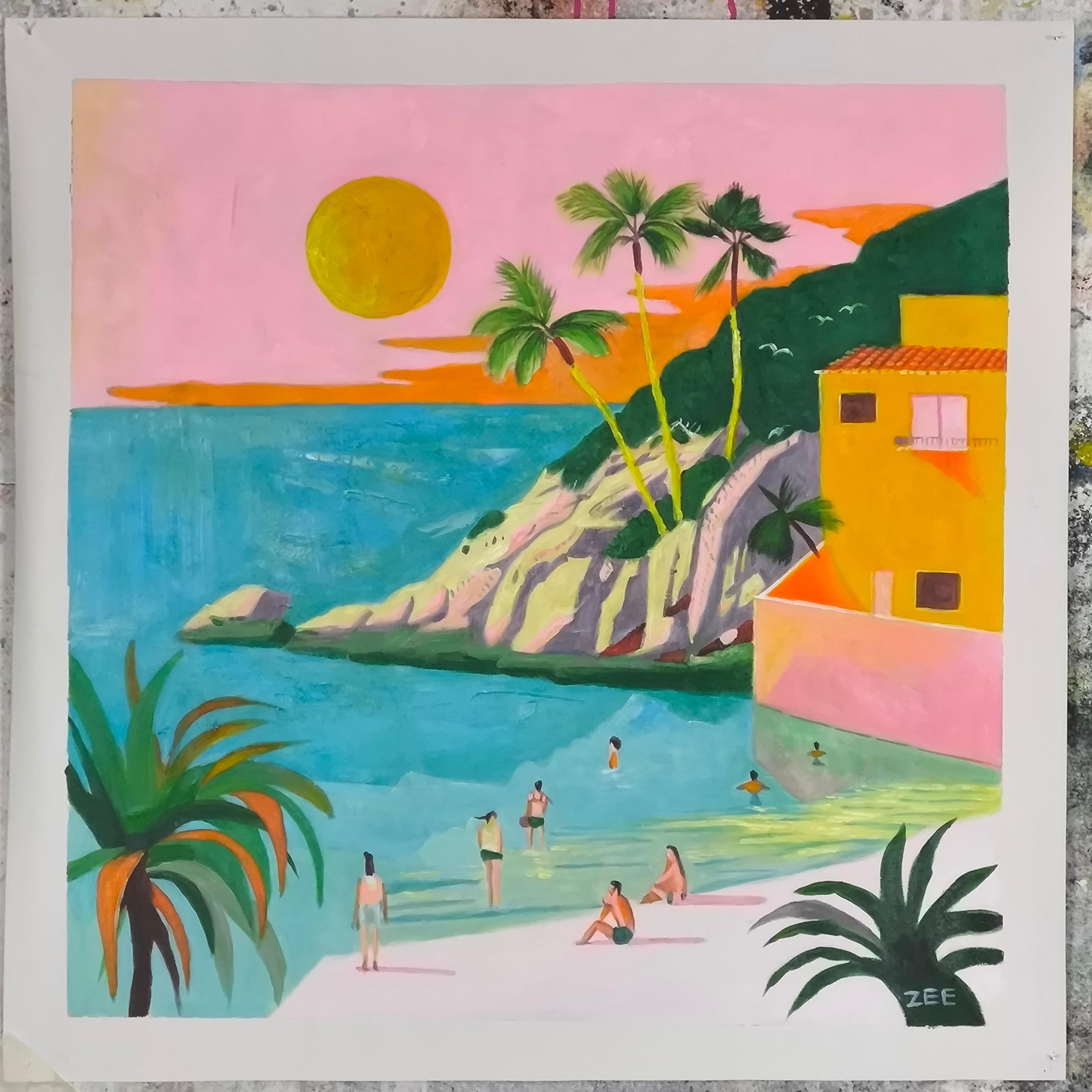 SUMMER DAYS - Post-Modern Painting by ZEE