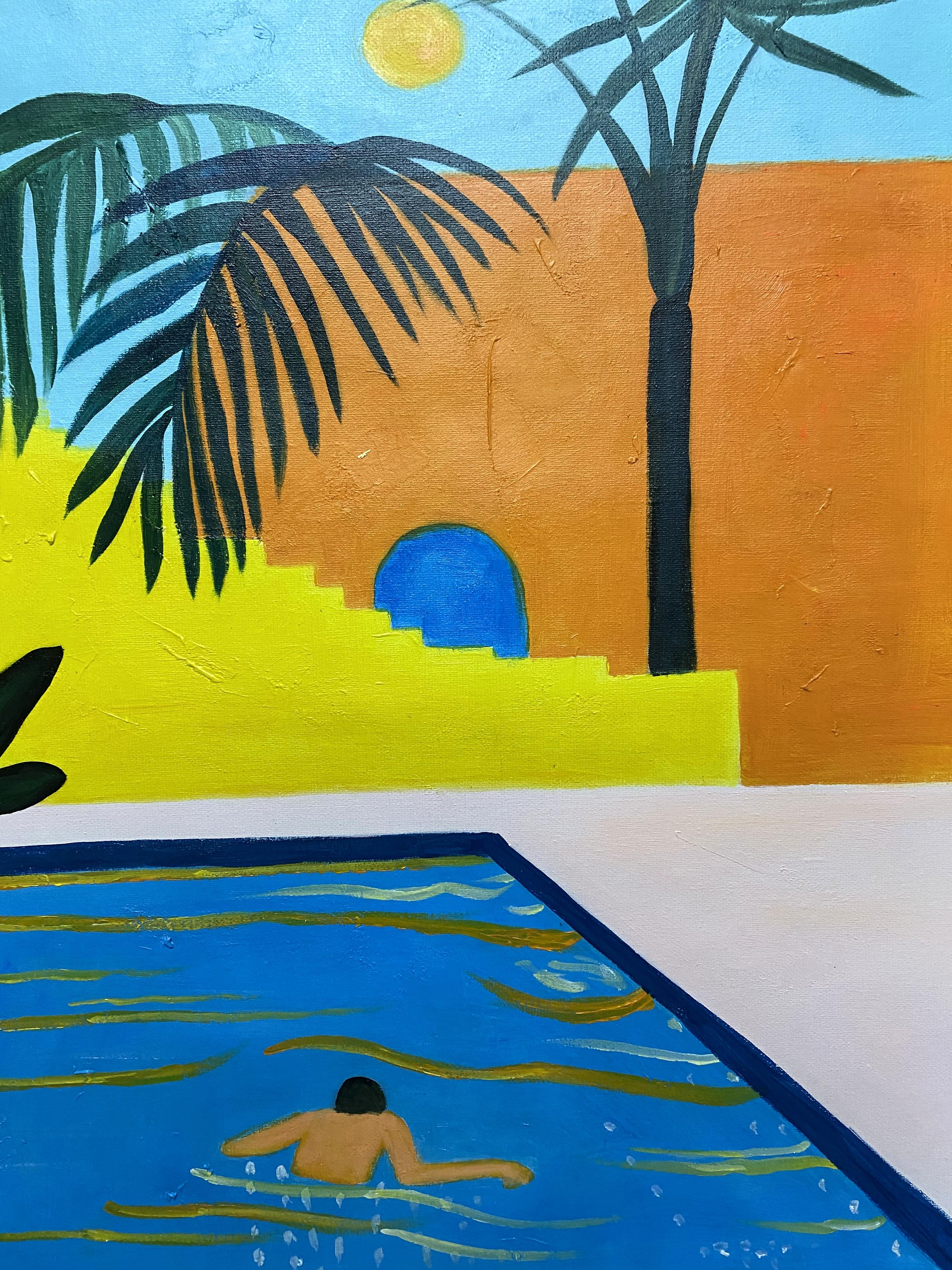 Aufstrebender junger Künstler mit einem sehr persönlichen und erkennbaren Stil.
Zweifellos wird er eine lange Reise und einen großen Fortschritt in ihrer künstlerischen Karriere haben.

Acryl auf Leinwand
Der Versand erfolgt in einer Rolle direkt