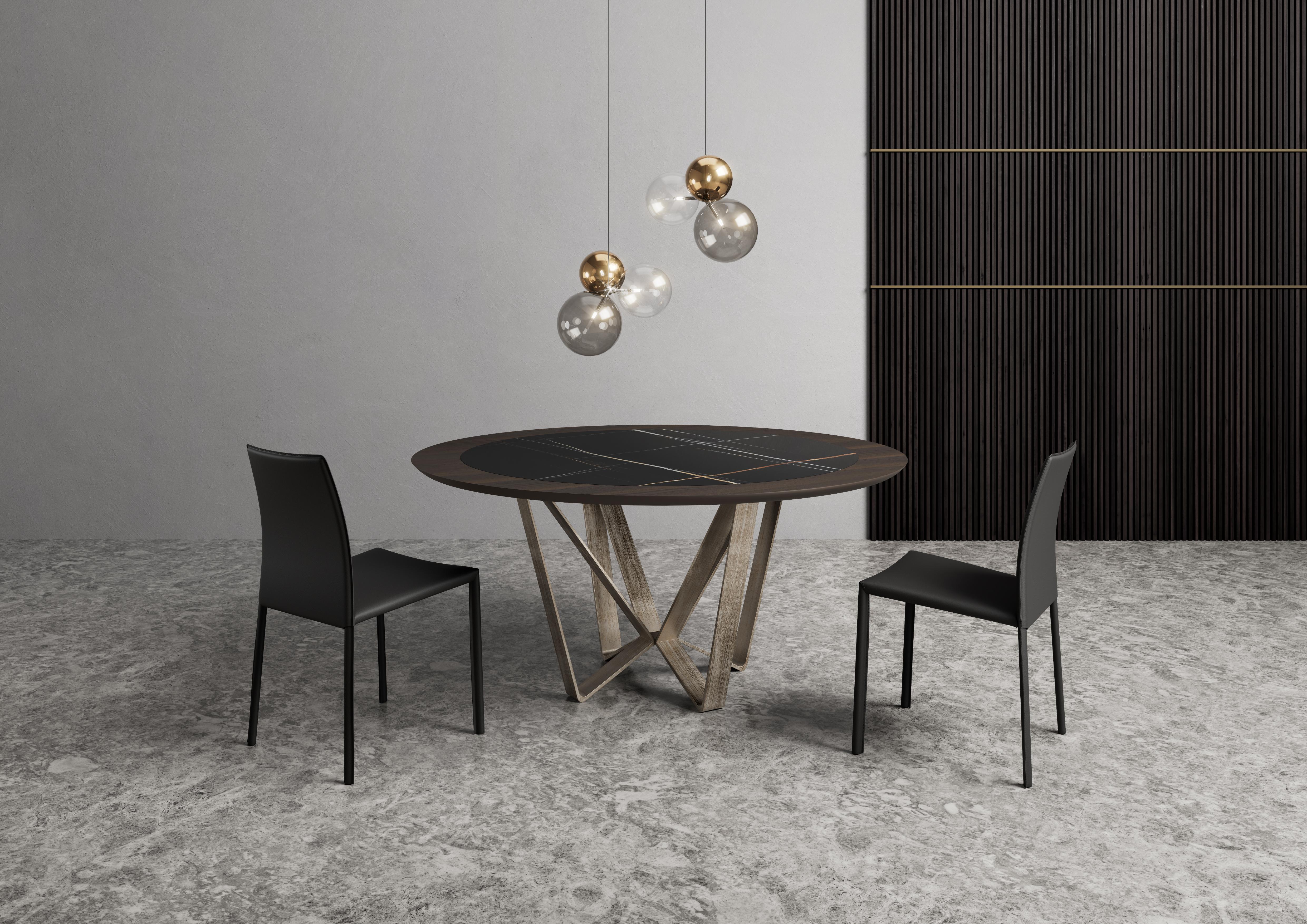 italien Table de salle à manger Zefiro de Chinellato Design en vente