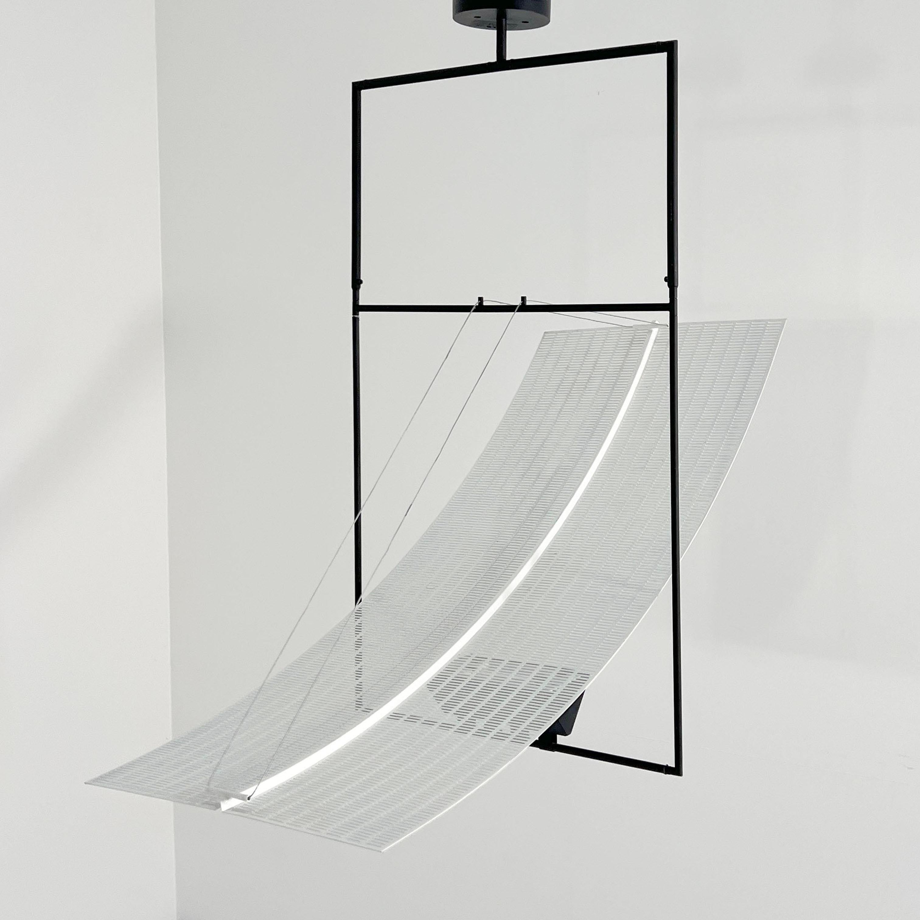 Zefiro Hanging Lamp by Mario Botta for Artemide, 1980s For Sale 3