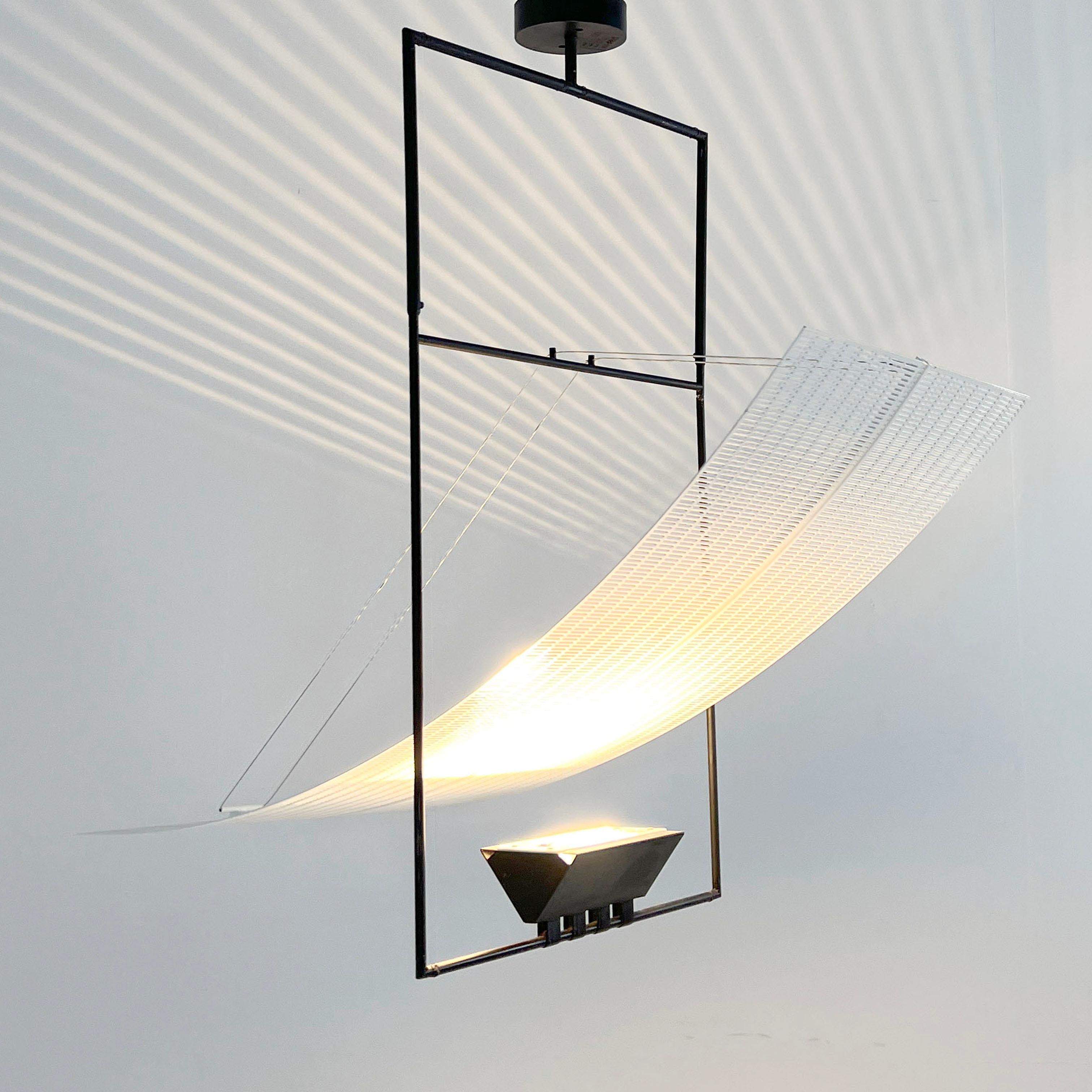 Zefiro Hanging Lamp by Mario Botta for Artemide, 1980s For Sale 6