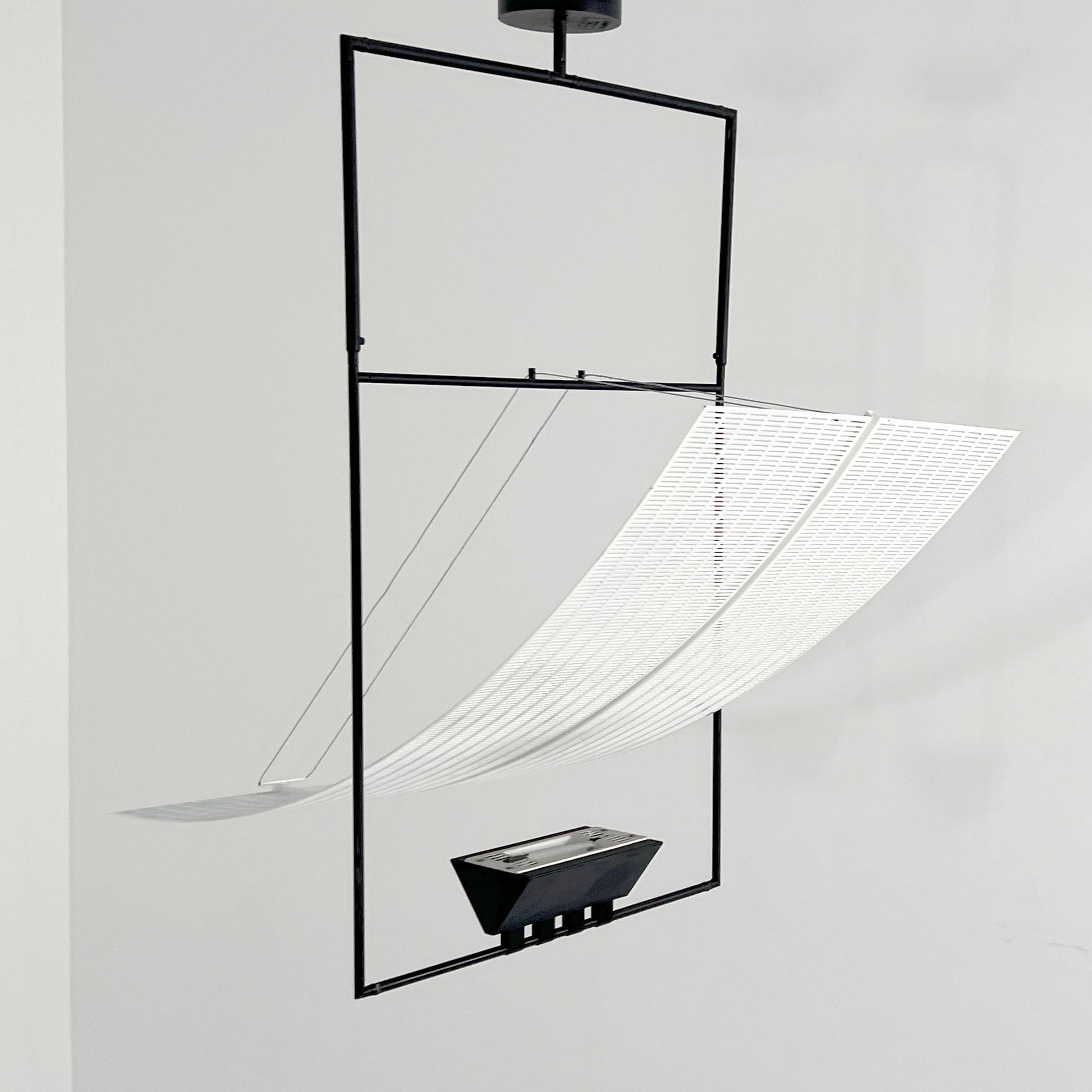 Post-Modern Zefiro Hanging Lamp by Mario Botta for Artemide, 1980s For Sale