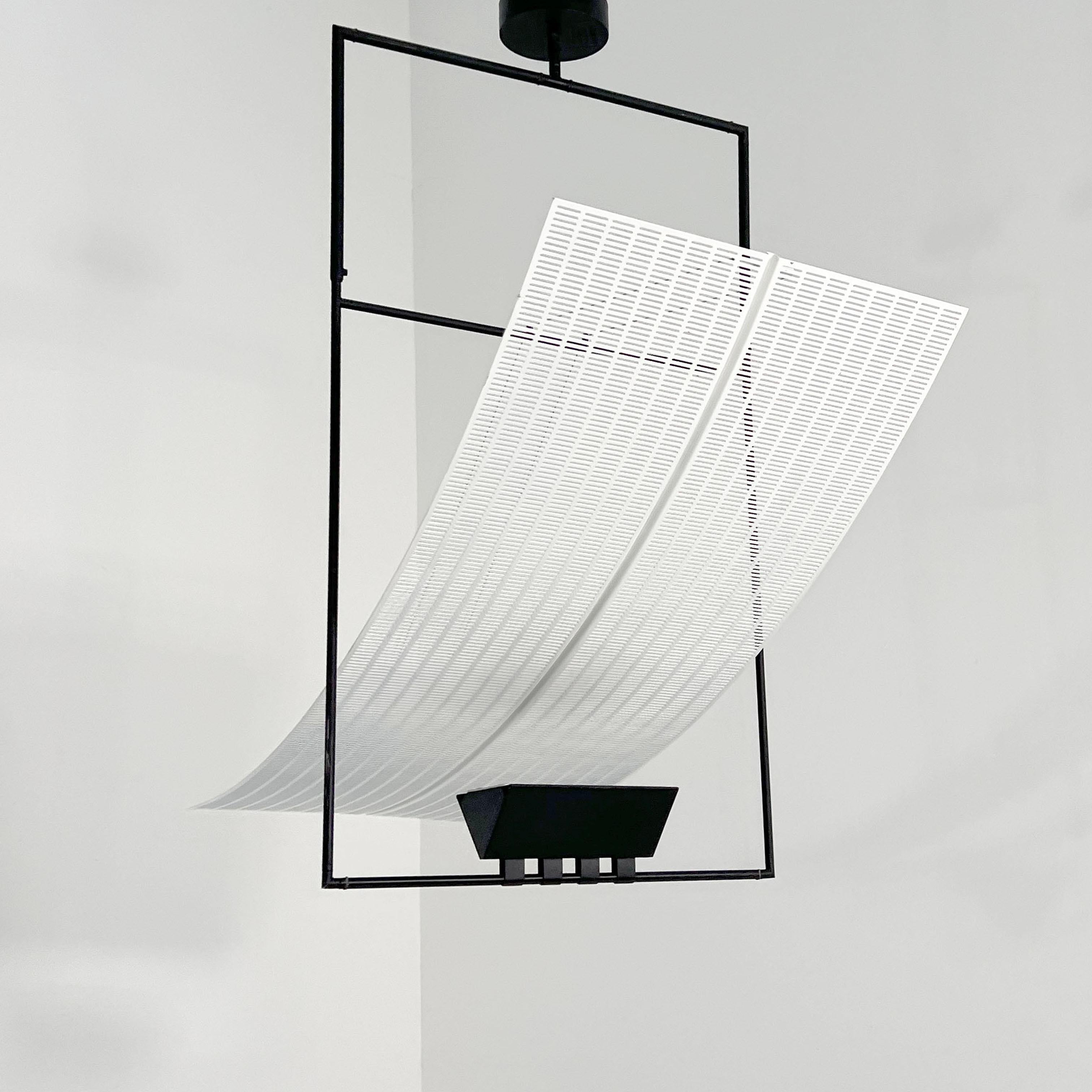Zefiro Hanging Lamp by Mario Botta for Artemide, 1980s In Good Condition For Sale In Ixelles, Bruxelles