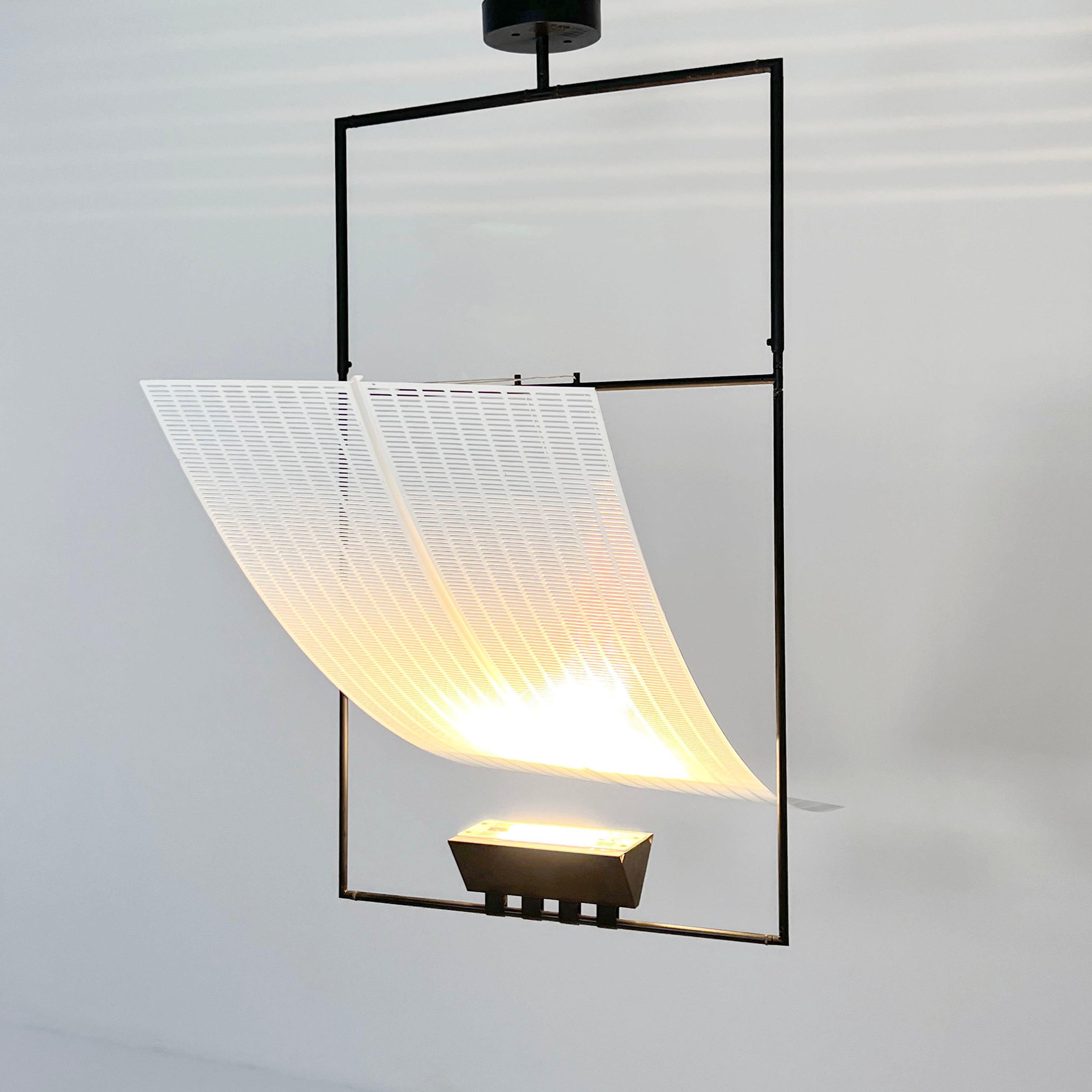 Zefiro Hanging Lamp by Mario Botta for Artemide, 1980s For Sale 2