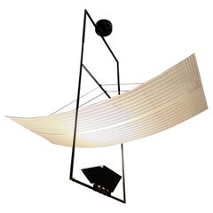 Lampada a sospensione Zefiro disegnata da Mario Botta per Artemide