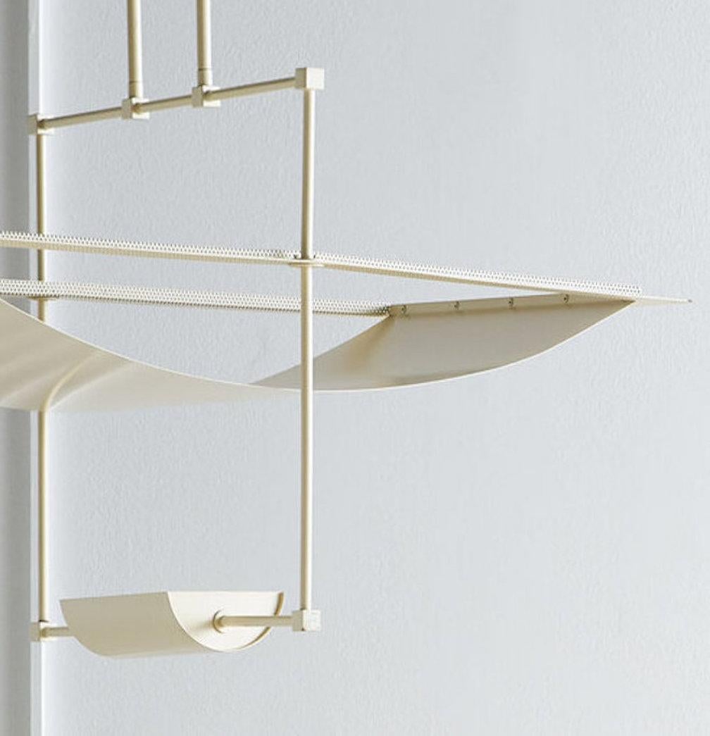 Mid-Century Modern Zefiro Ivory Pendant by Swiss Architect, Mario Botta