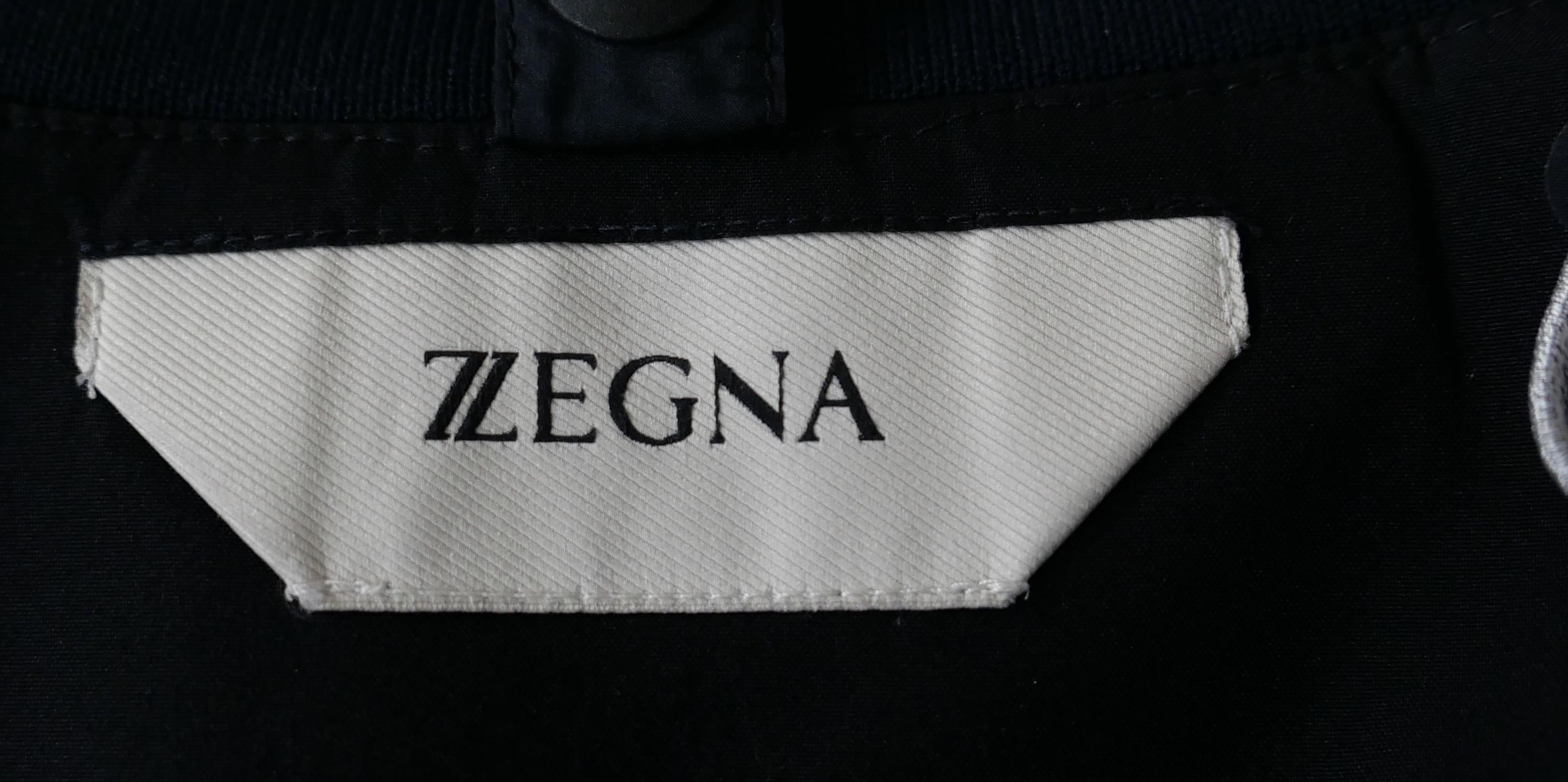 Zegna Nero 2 in 1 Soft Shell Anorak Puffer Coat Jacket in vendita 8