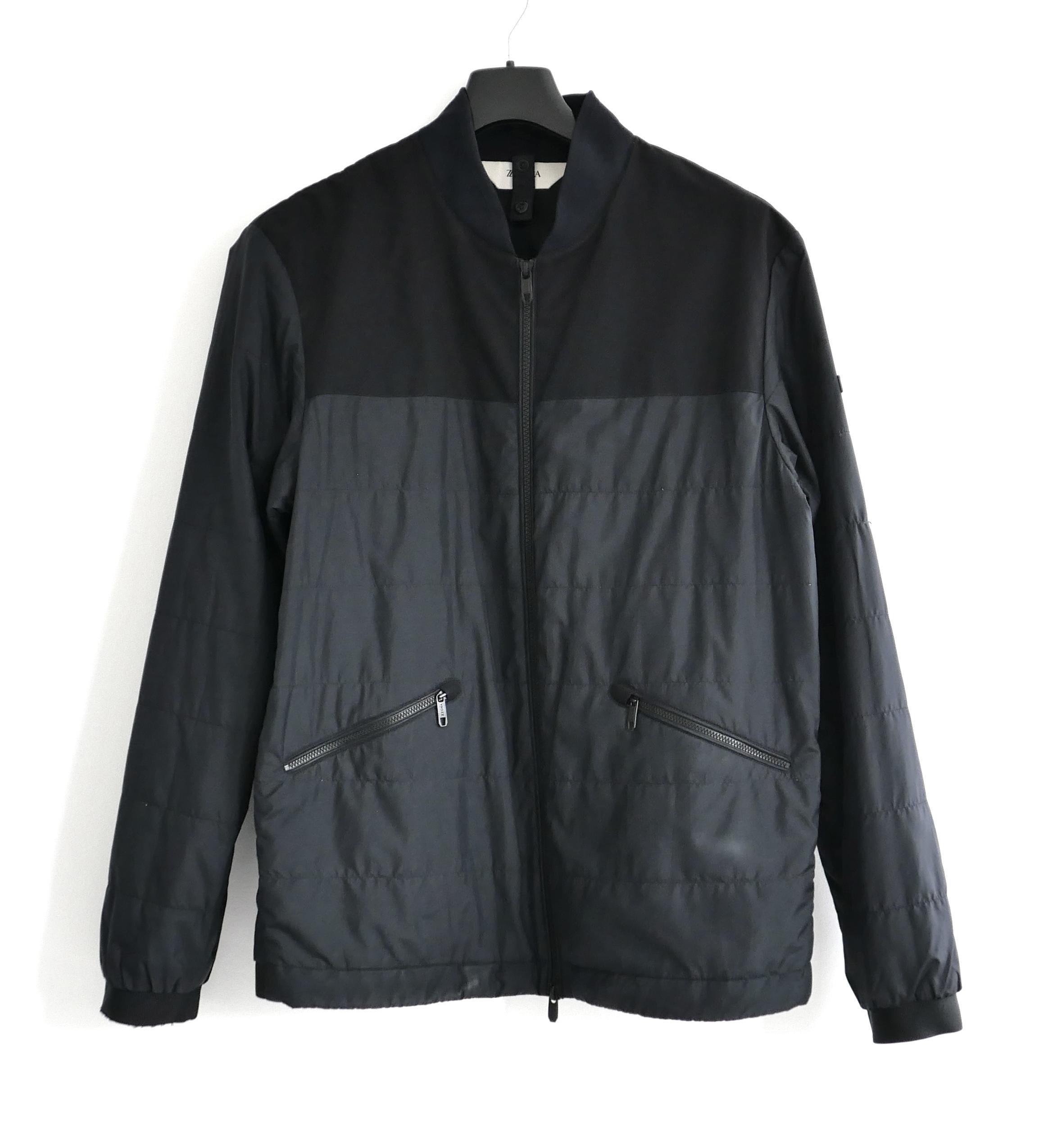 Zegna Nero 2 in 1 Soft Shell Anorak Puffer Coat Jacket In condizioni ottime in vendita a London, GB