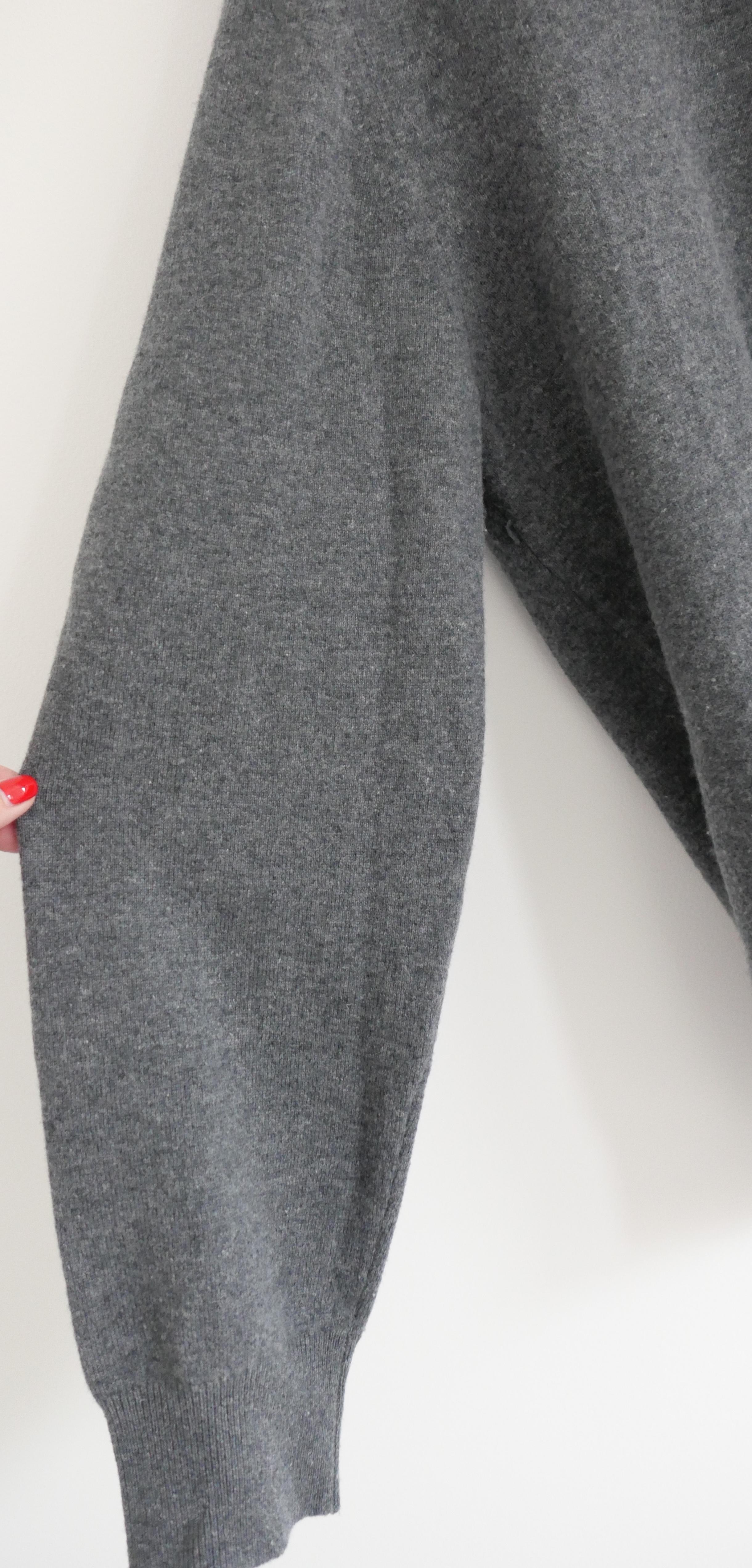 Gris Zegna Pull en cachemire gris en vente