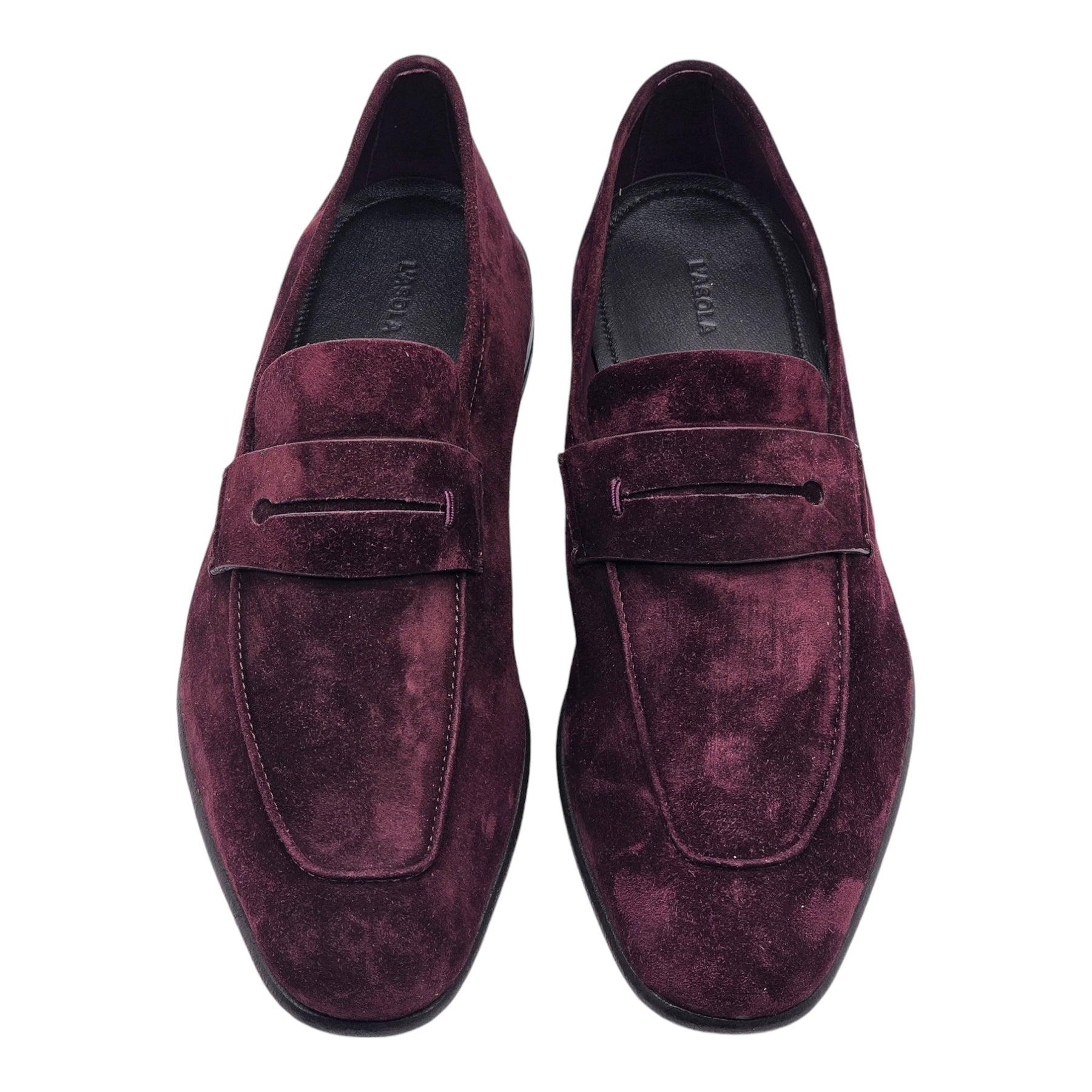 Zegna L'Asola Penny Loafers Suede in Burgundy

Notes from Zegna: 