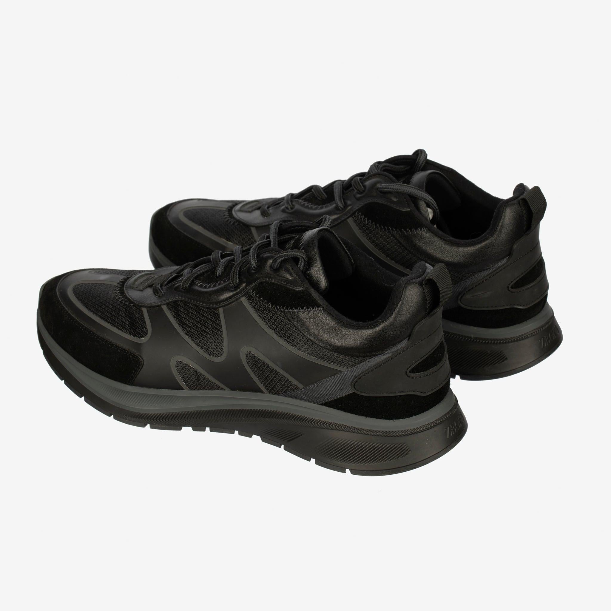Scarpe da ginnastica nere da uomo Zegna - Taglia 11 US in vendita 6