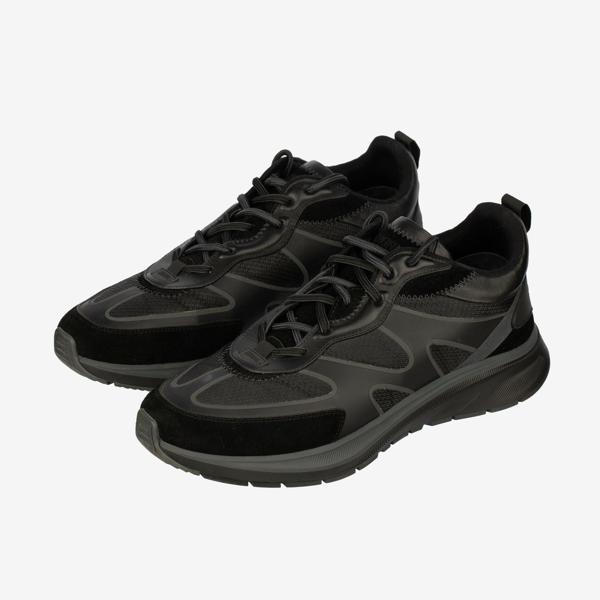 Scarpe da ginnastica nere da uomo Zegna - Taglia 11 US in vendita 7
