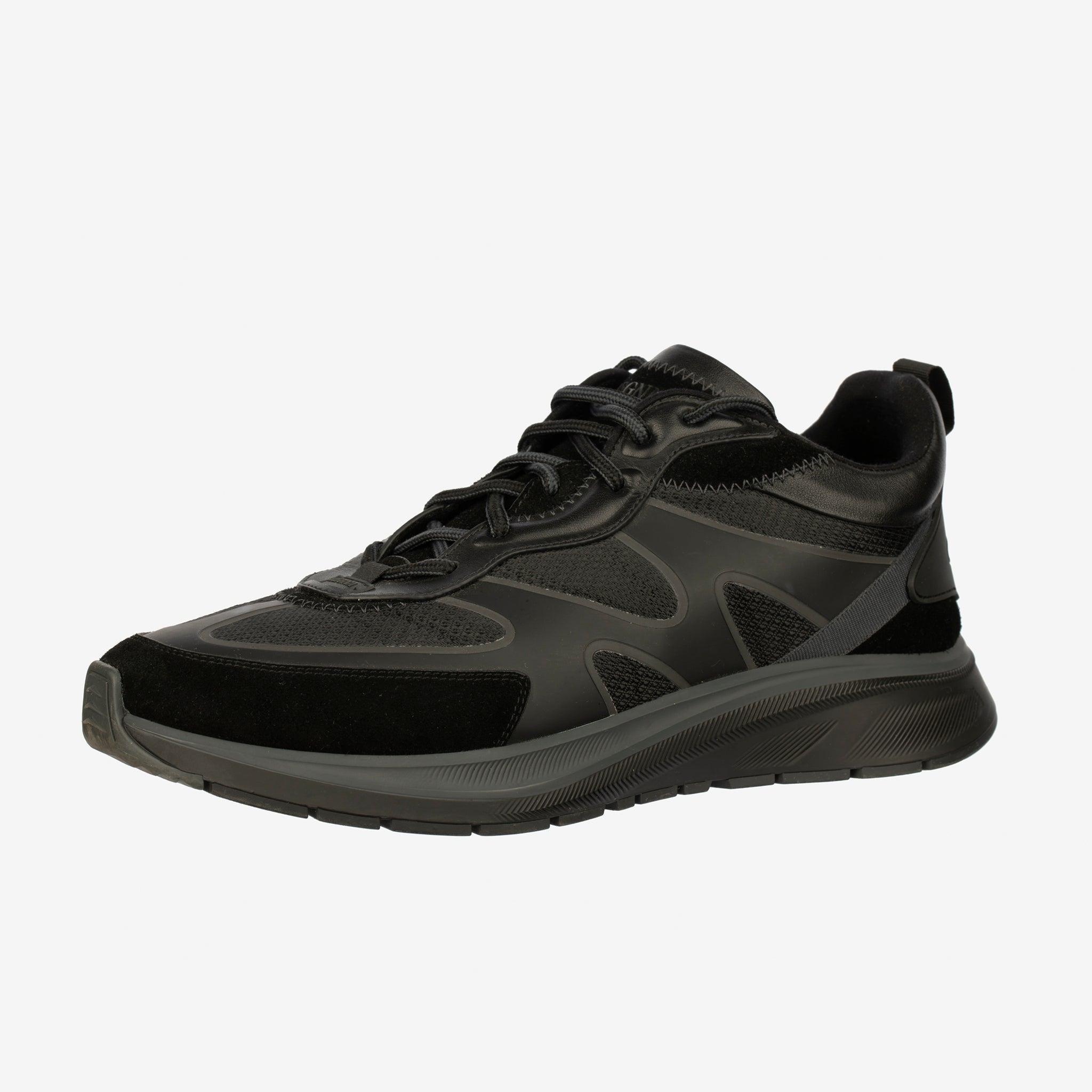 Uomo Scarpe da ginnastica nere da uomo Zegna - Taglia 11 US in vendita
