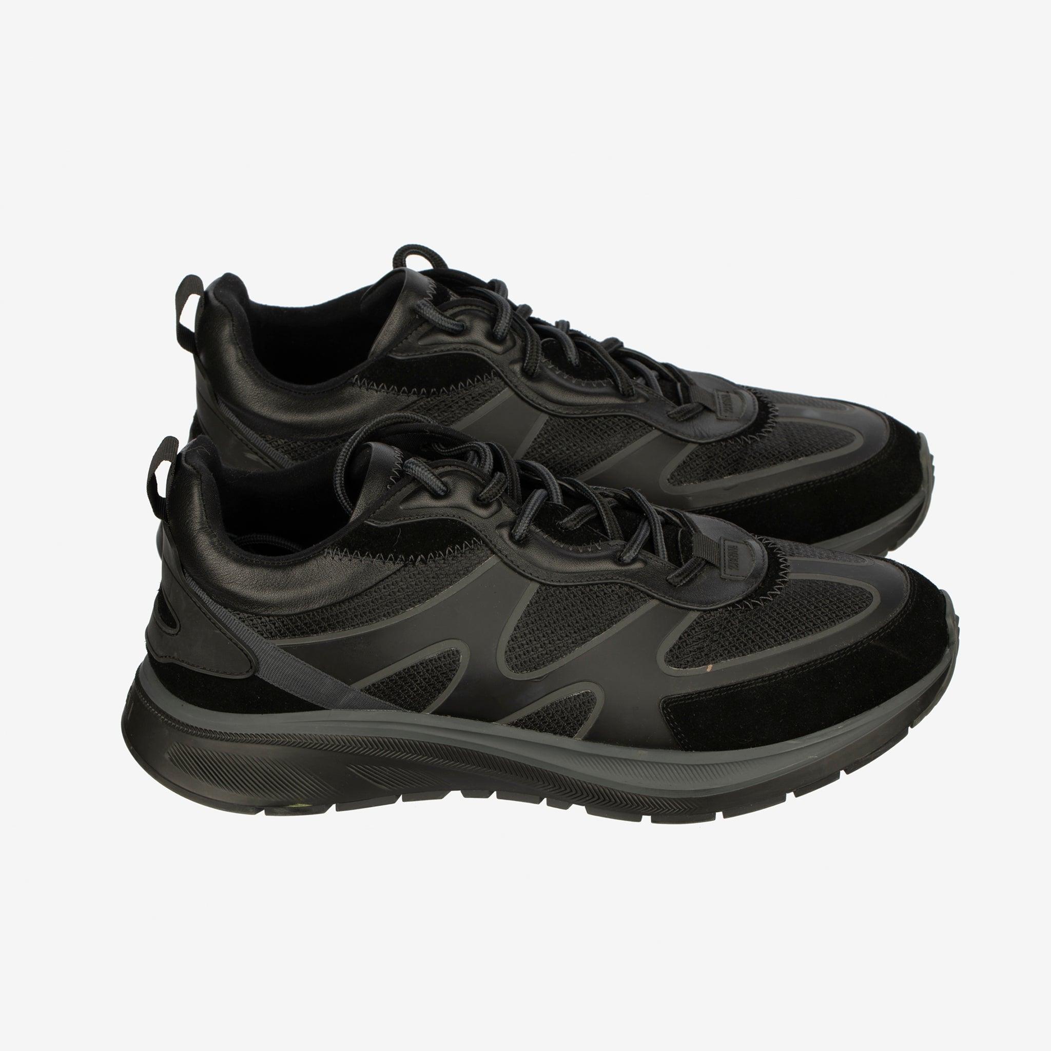 Scarpe da ginnastica nere da uomo Zegna - Taglia 11 US in vendita 4